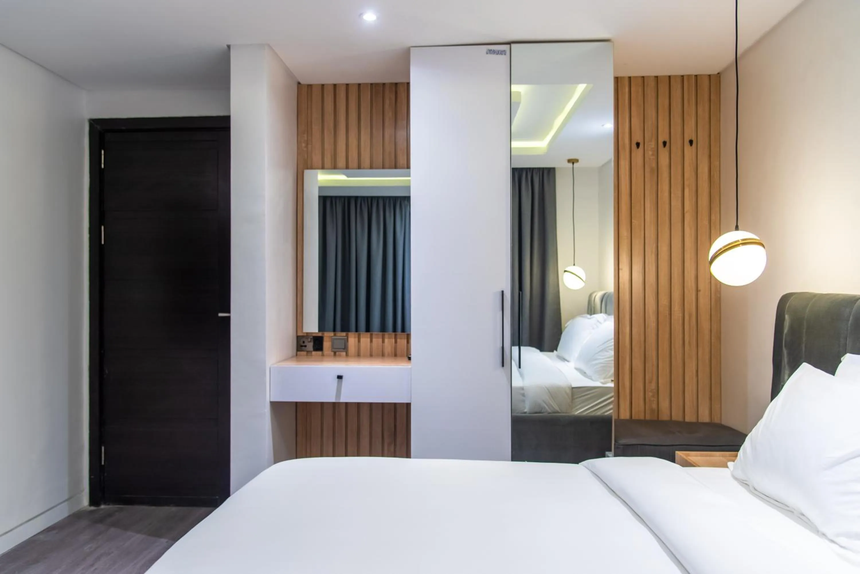 Bed in George Residence Lekki, Lagos - with Pool