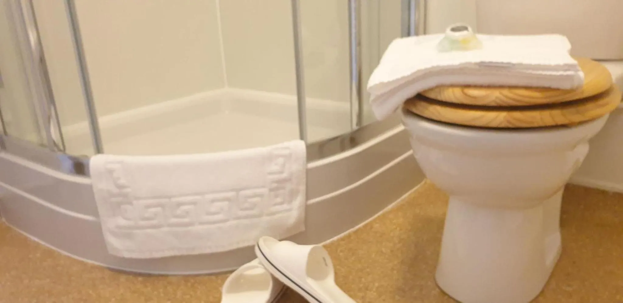 Bathroom in Usk And Railway Inn