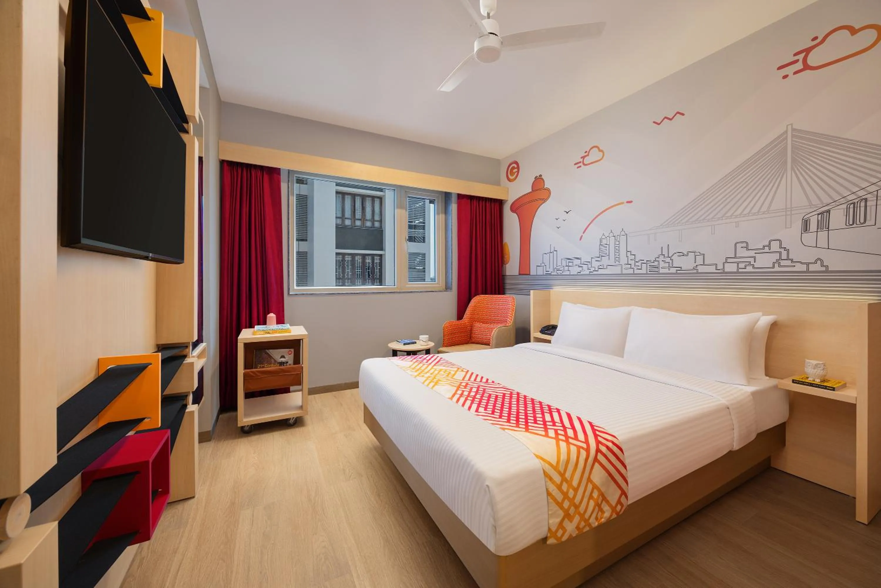 Bedroom, Bed in Ginger Nagpur City Centre