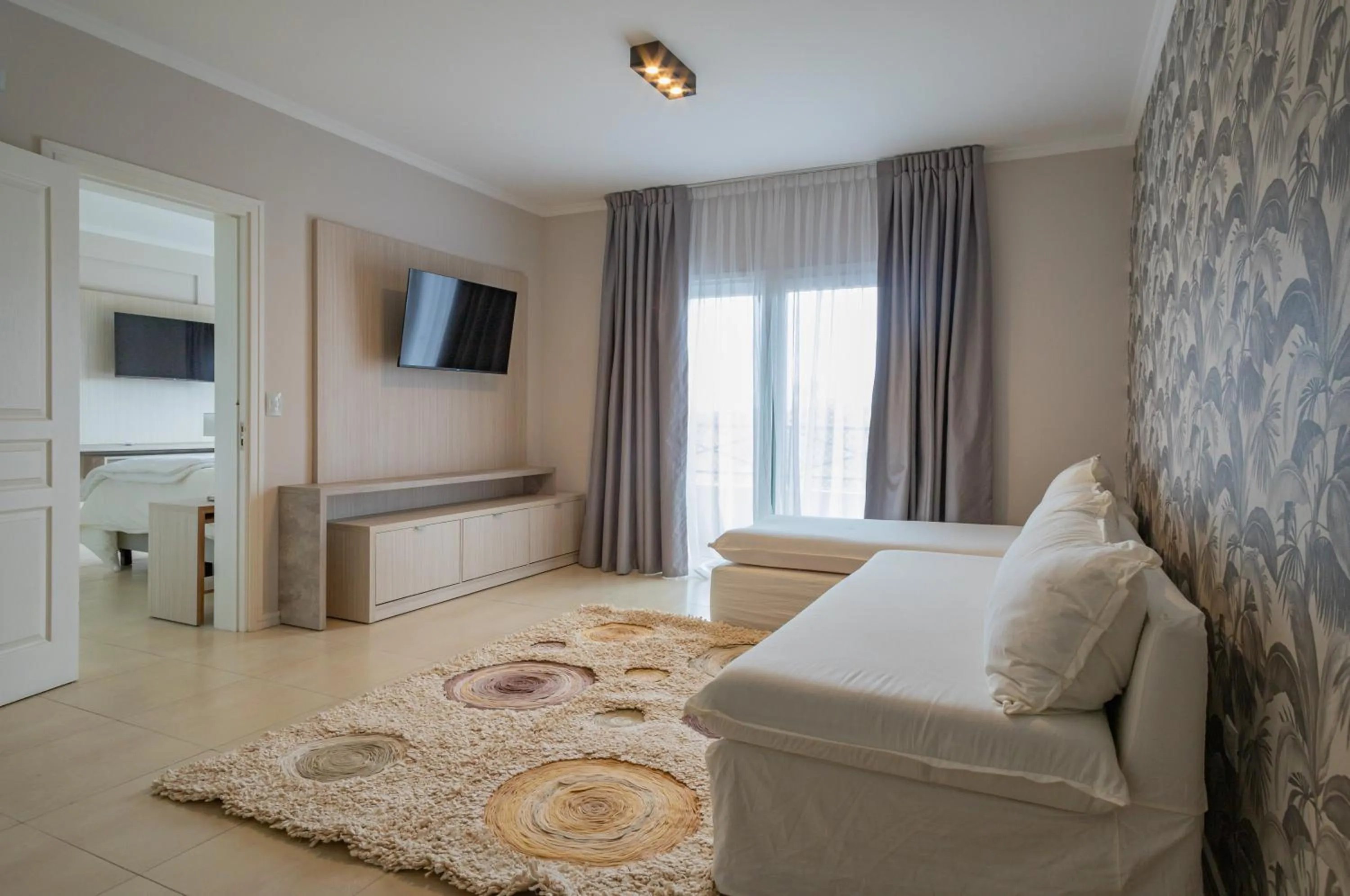 Seating area in Garden Suites Pinamar