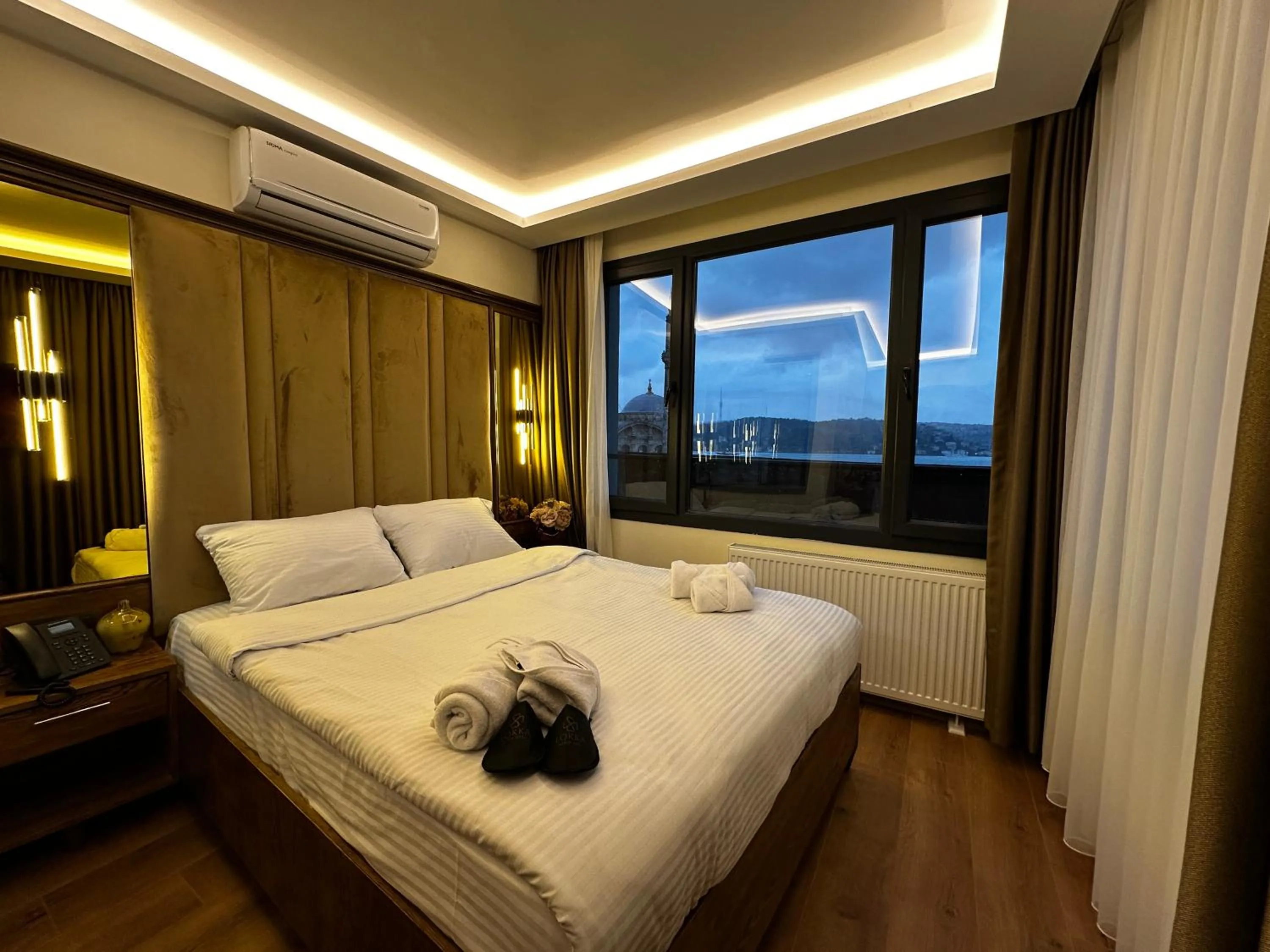Bed in Lokka Hotel Ortakoy