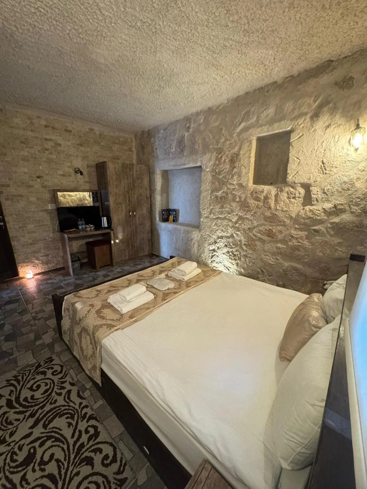 Bed in Panda Stone House