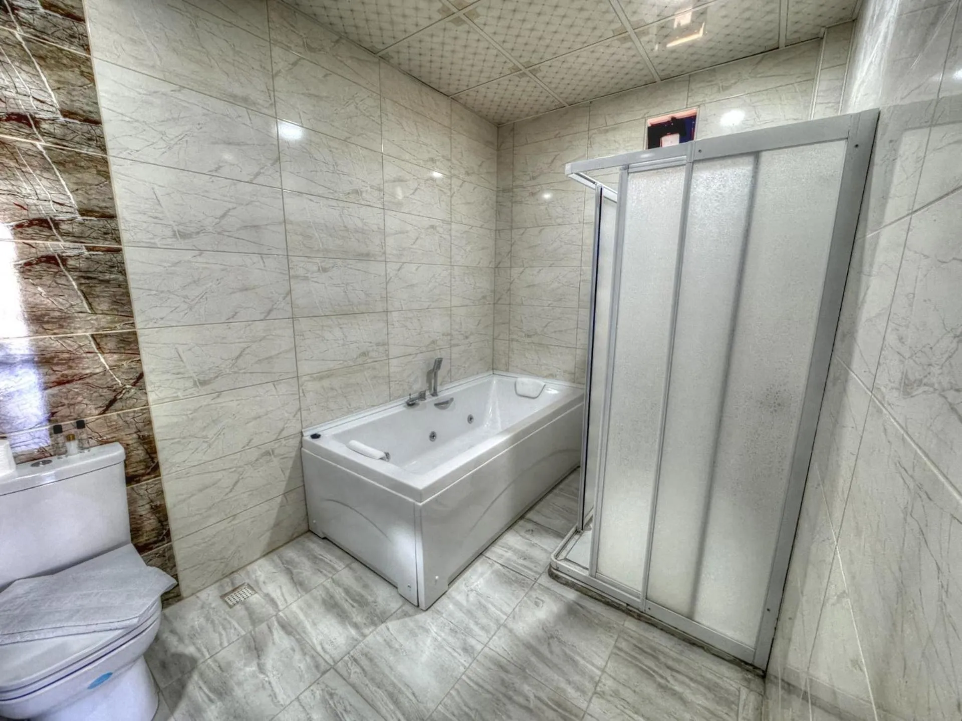 Shower in Panda Stone House