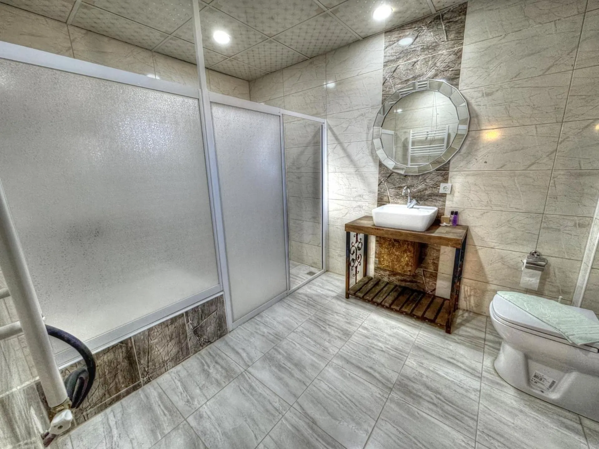 Shower in Panda Stone House