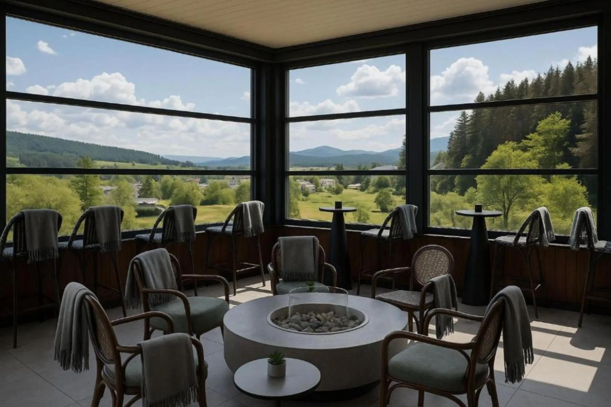 Balcony/Terrace in Regnum Banya Thermal Hotel