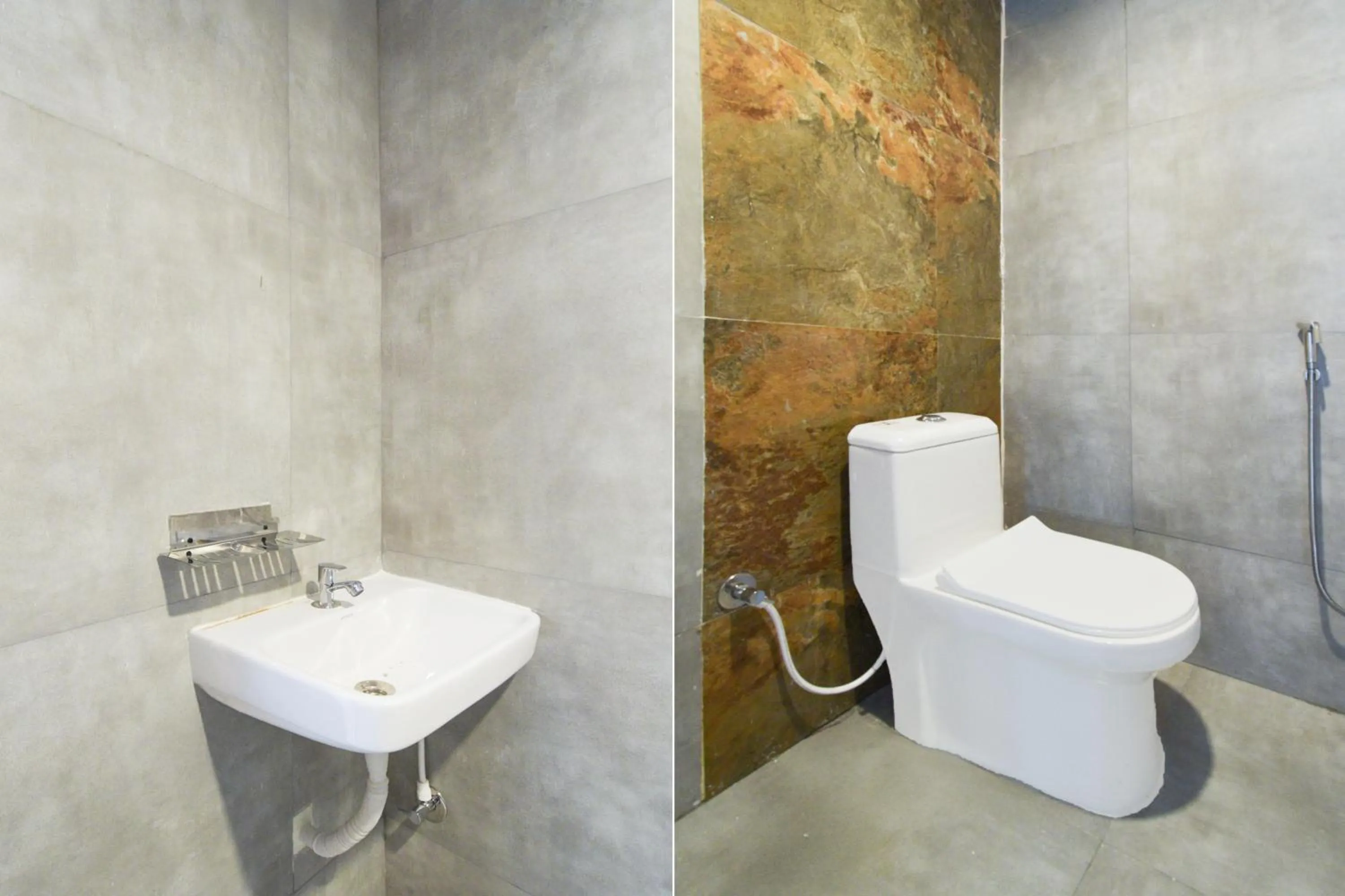 Bathroom in Hotel O Vaishnavi Residency