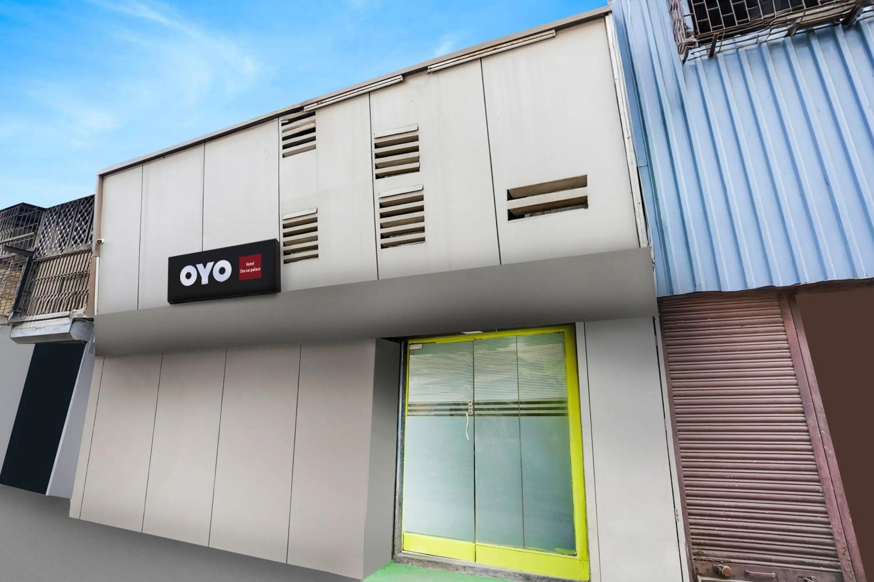 Facade/entrance in Hotel O Om Sai Palace