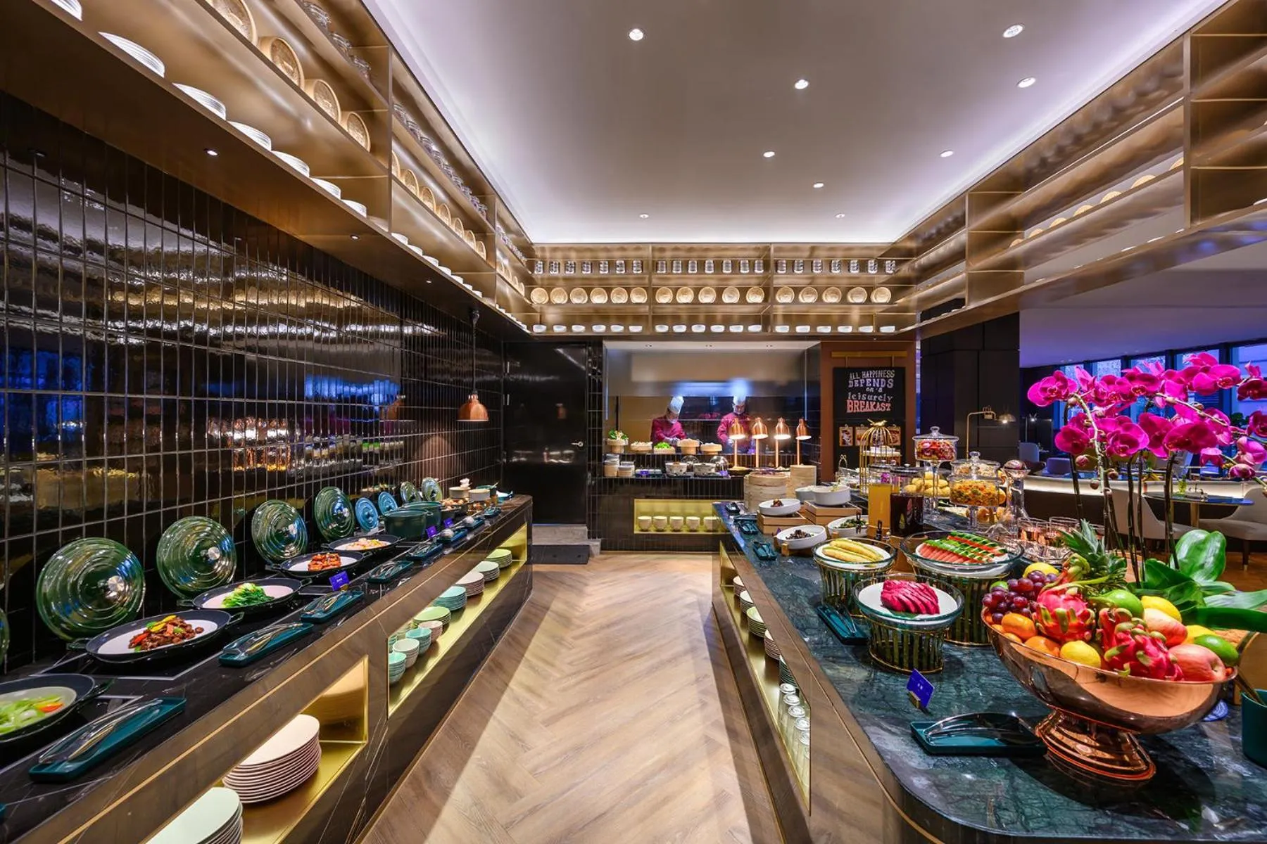 Restaurant/places to eat in Manxin Hotel Shanghai Hongqiao Airport International Exhibition Center