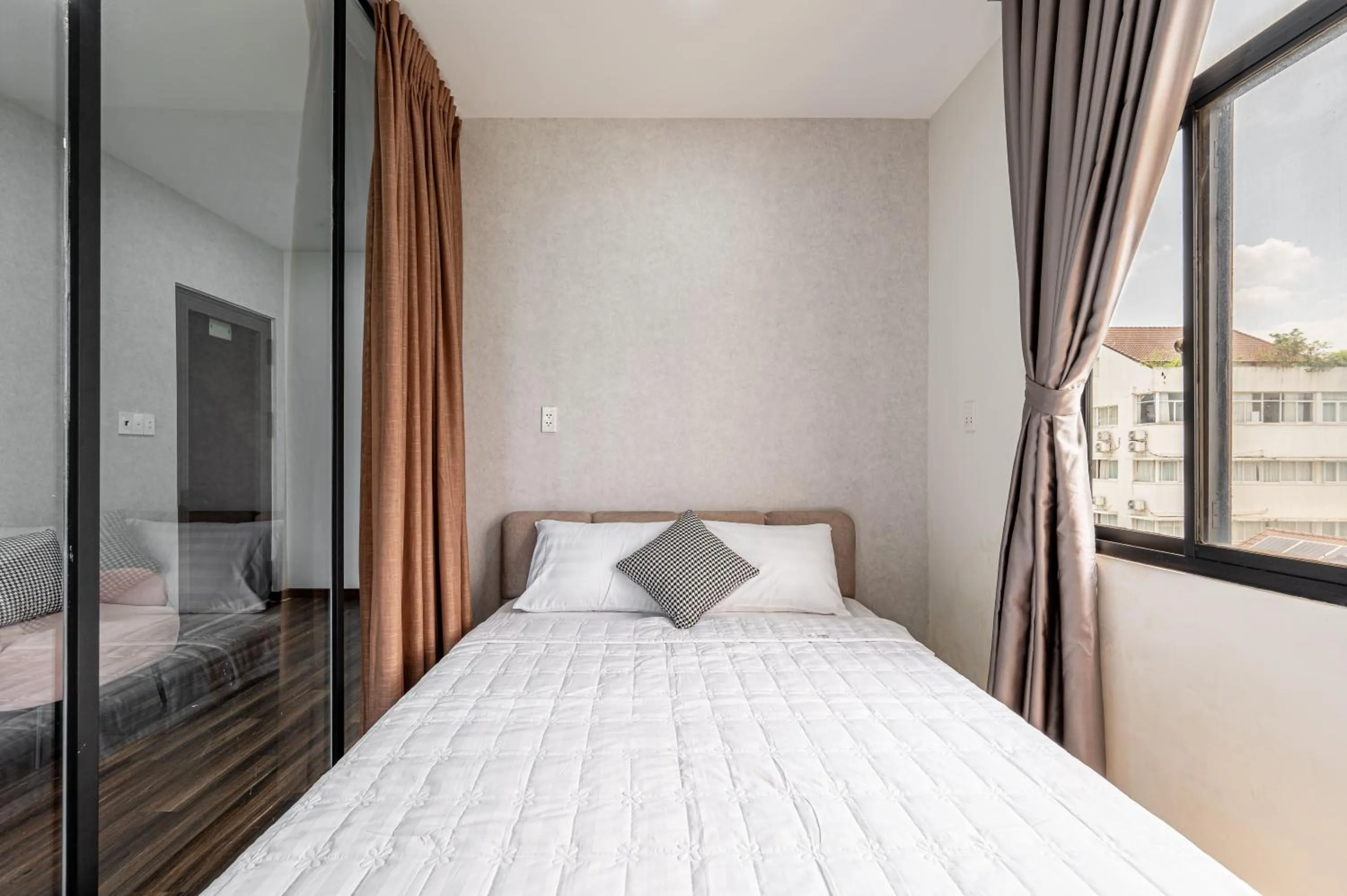 Bed in Lotus Lalala Inn Hotel