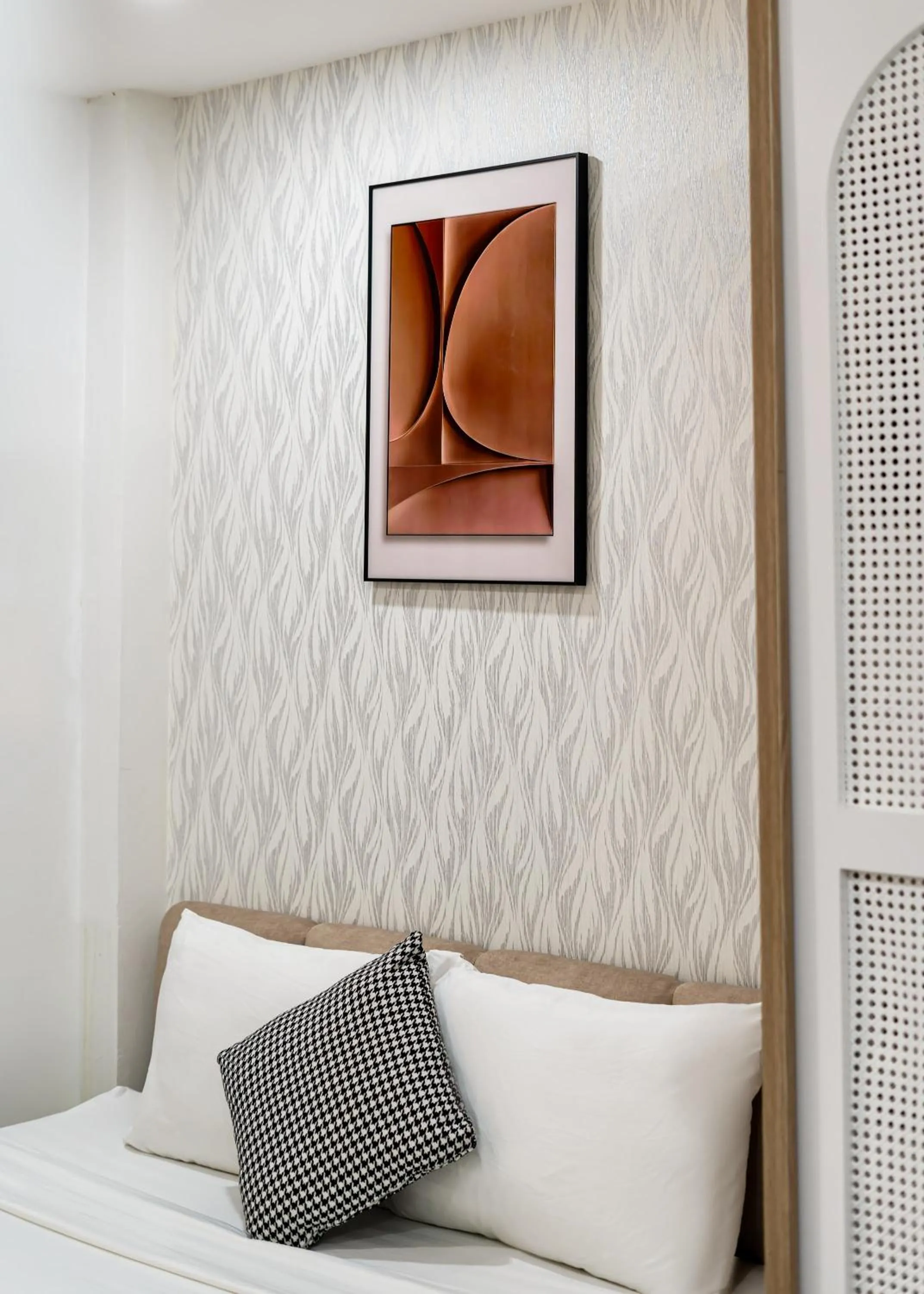 Bed in Lotus Lalala Inn Hotel