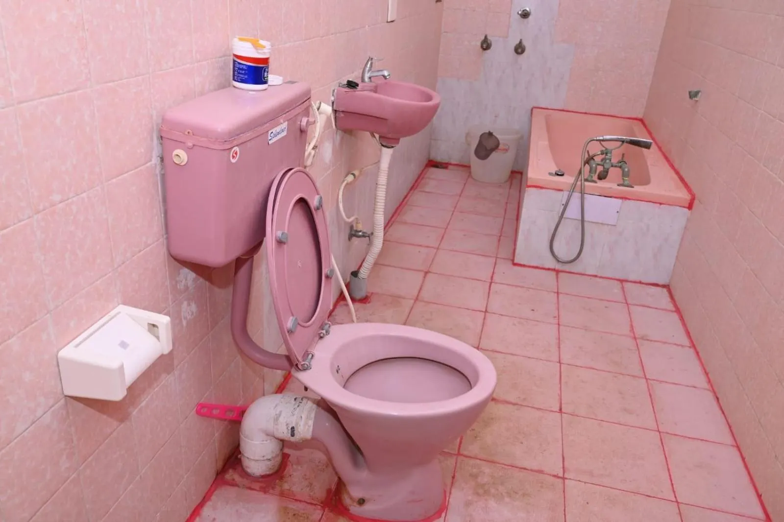 Bathroom in Prakash Residence - White Town