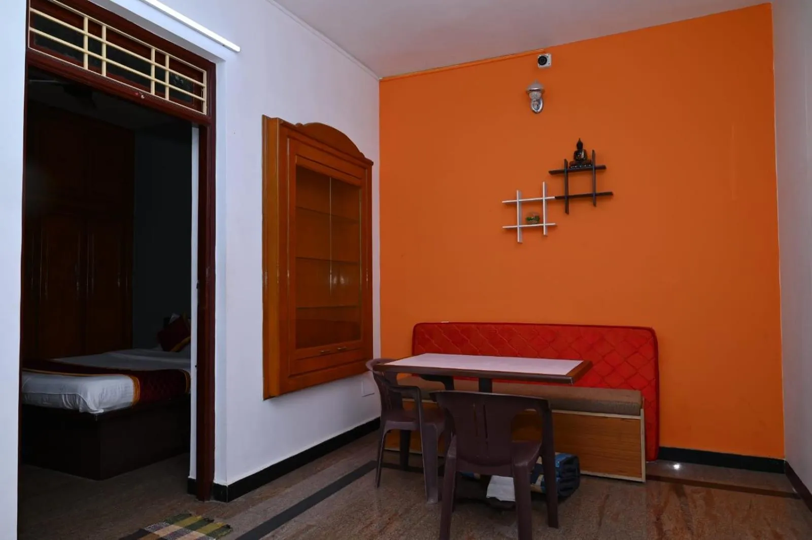 Bed in Prakash Residence - White Town