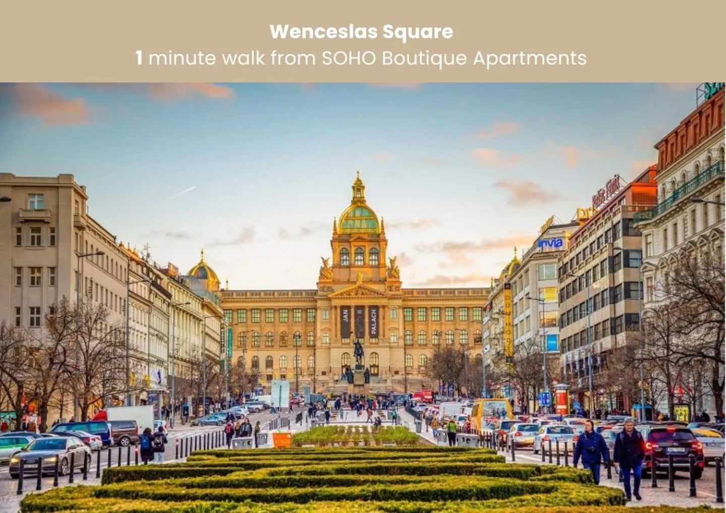 Nearby landmark in Wenceslas sq SOHO Boutique Hotel & Premium Suites
