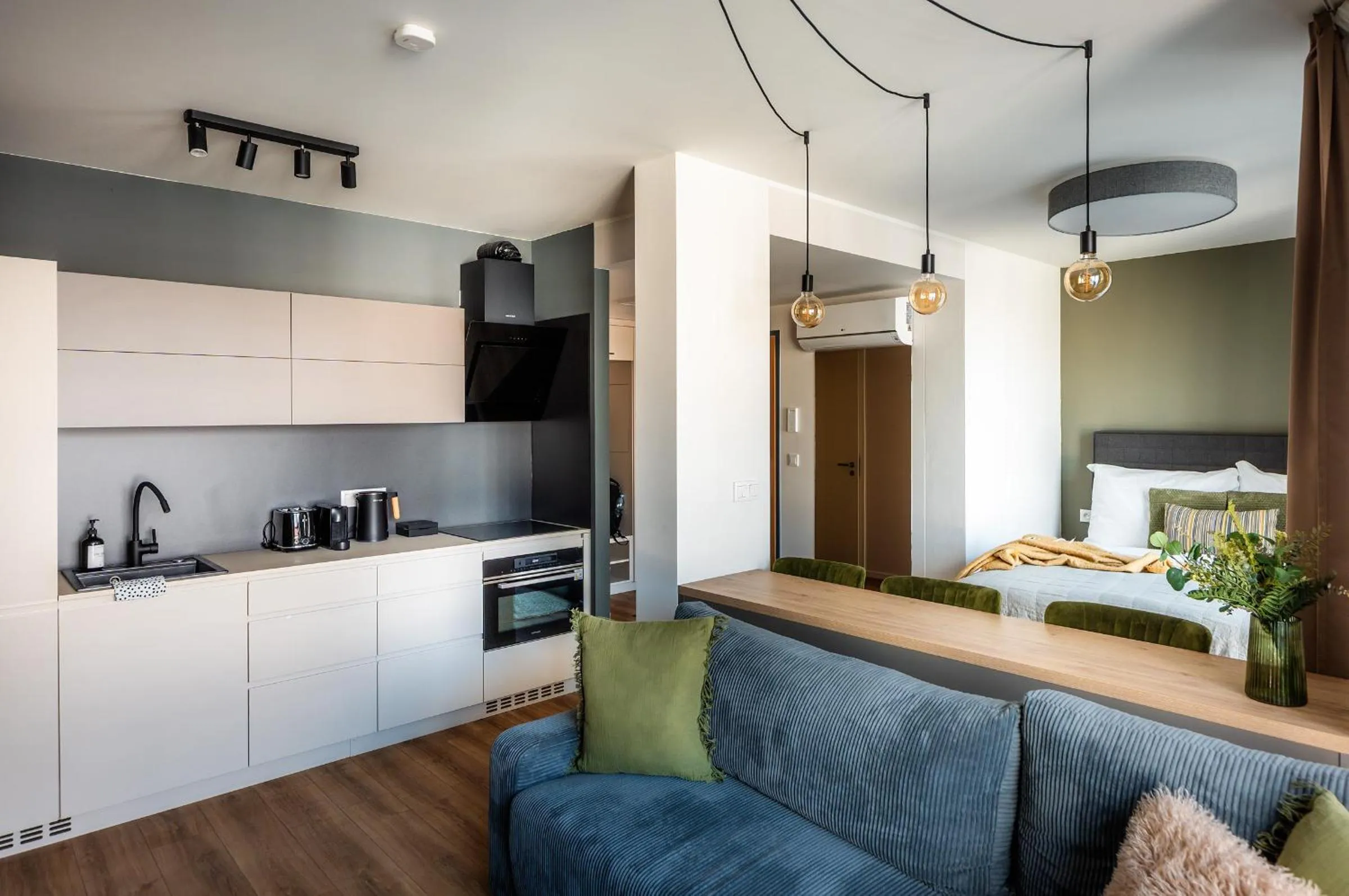 Kitchen or kitchenette in Wenceslas sq SOHO Boutique Hotel & Premium Suites
