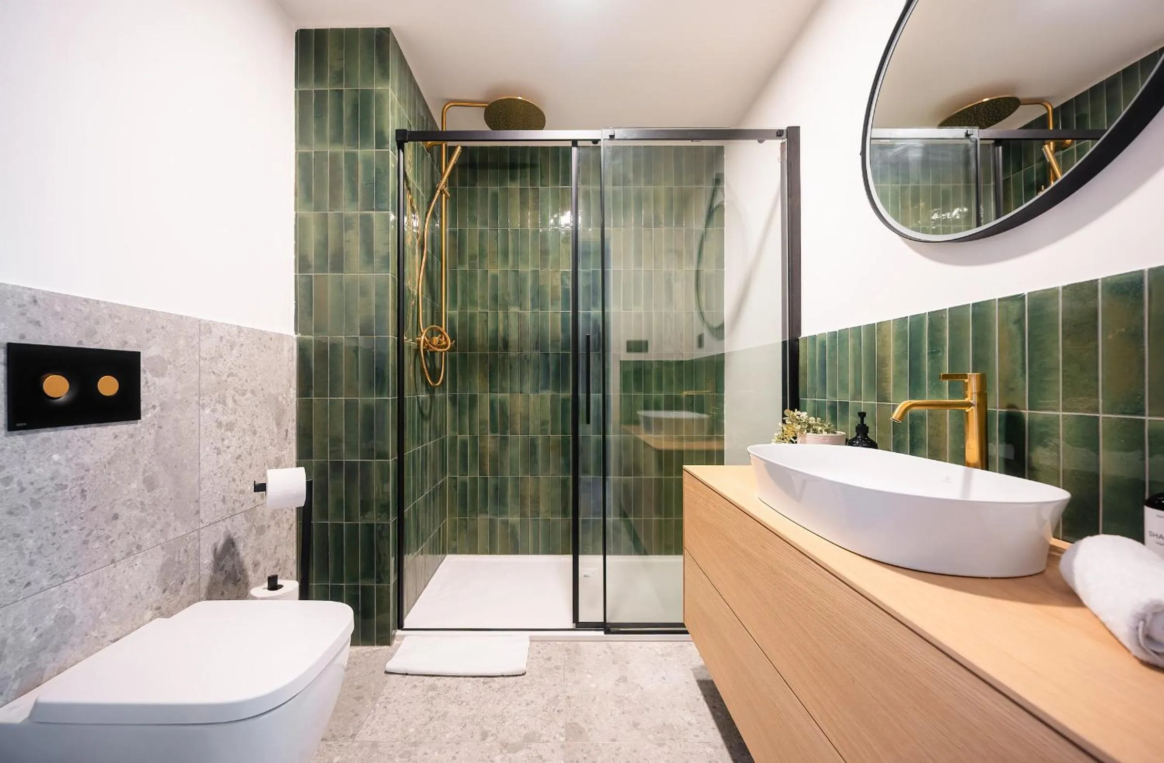 Shower in Wenceslas sq SOHO Boutique Hotel & Premium Suites