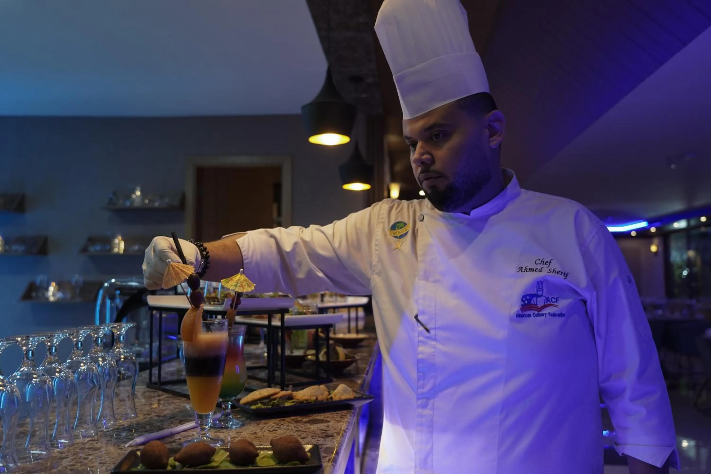 Food and drinks in La Zona Continental Hotel