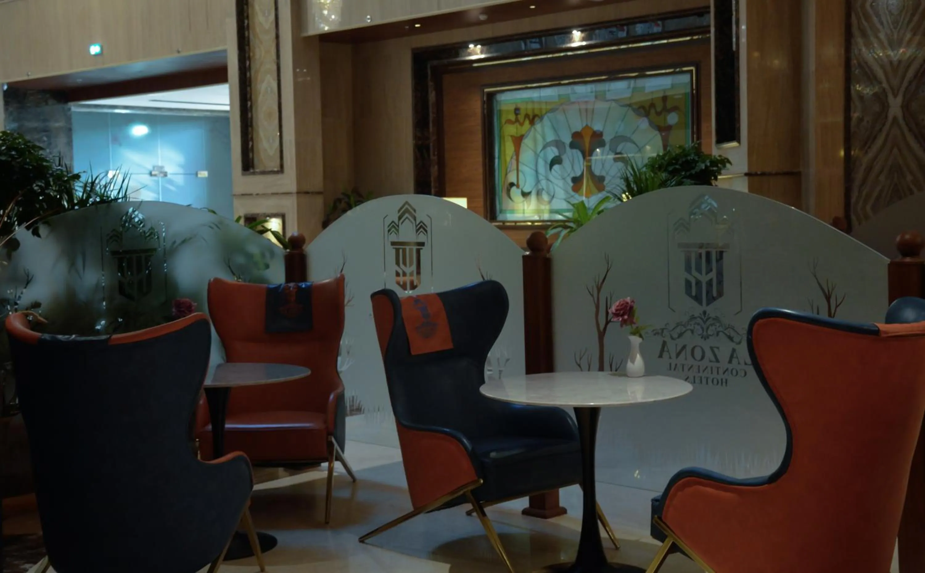 Seating area in La Zona Continental Hotel