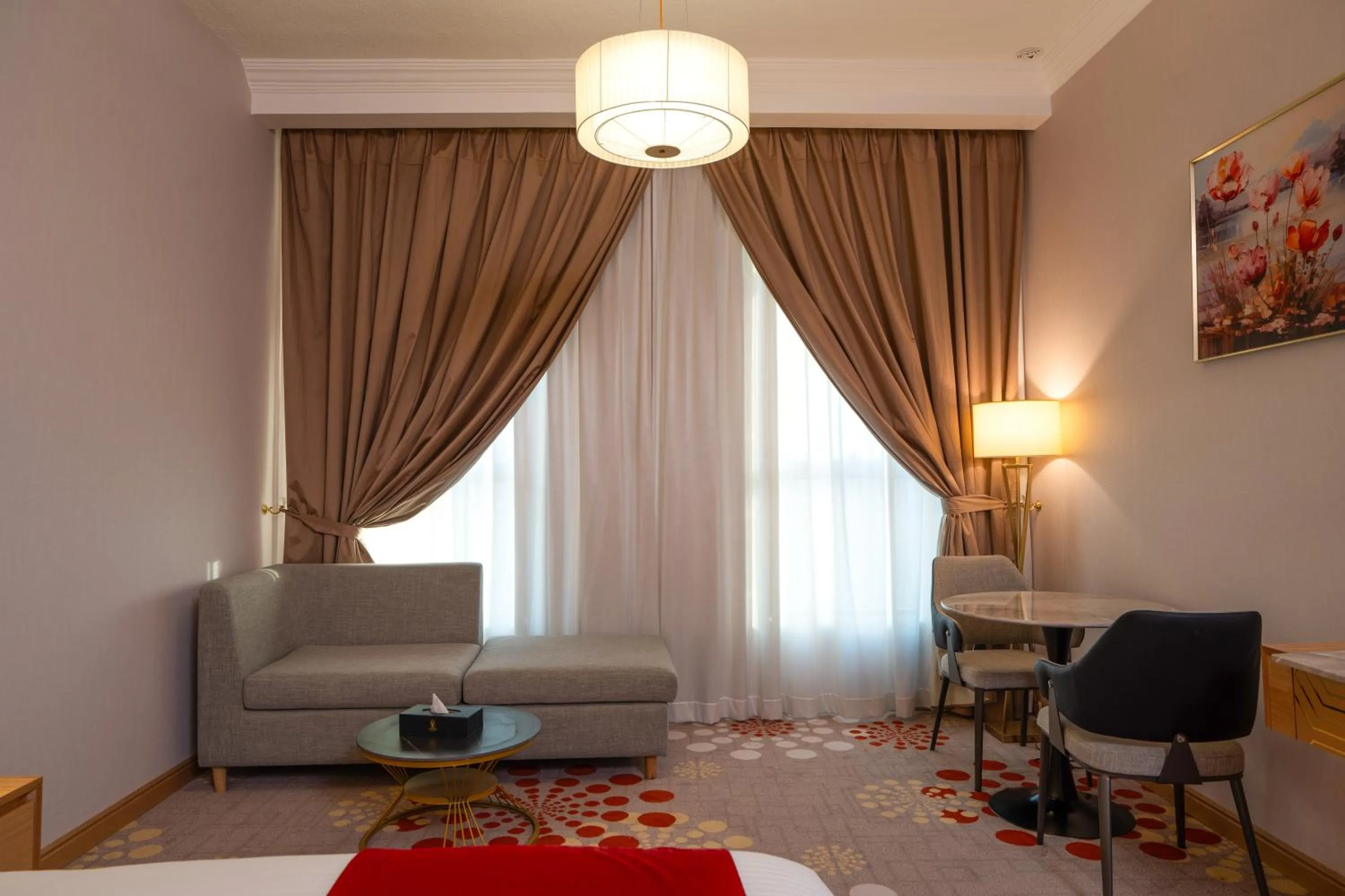 Living room, Bed in La Zona Continental Hotel