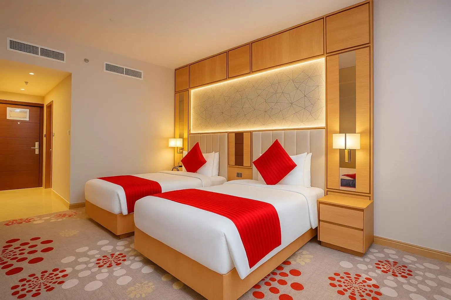 Bed in La Zona Continental Hotel