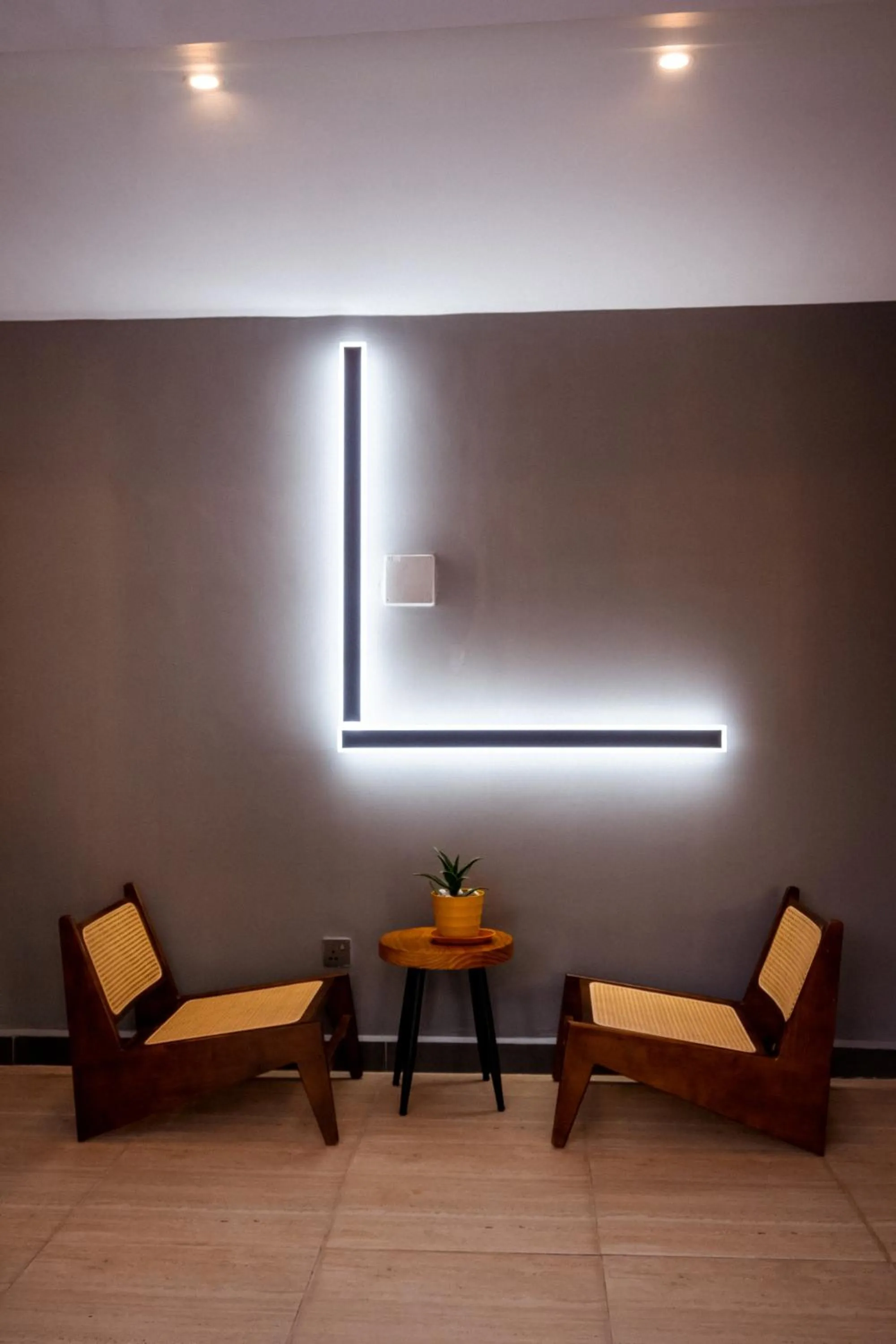 Seating area in The L Boutique Tz