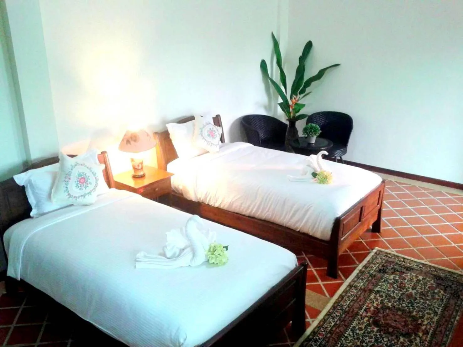 Bed in Siam Tara Resort Chiangkhong