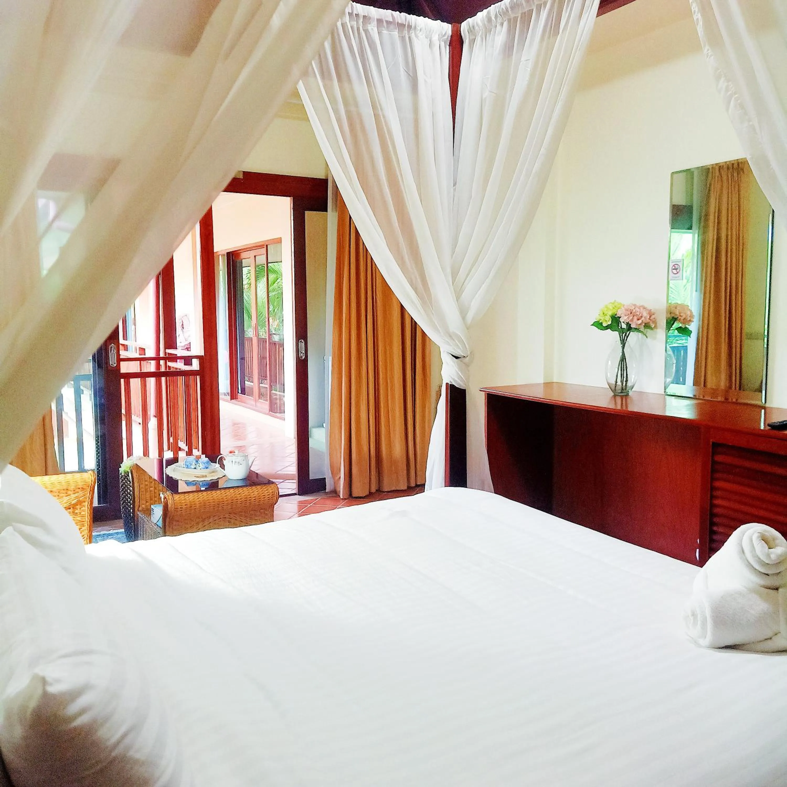 Bed in Siam Tara Resort Chiangkhong