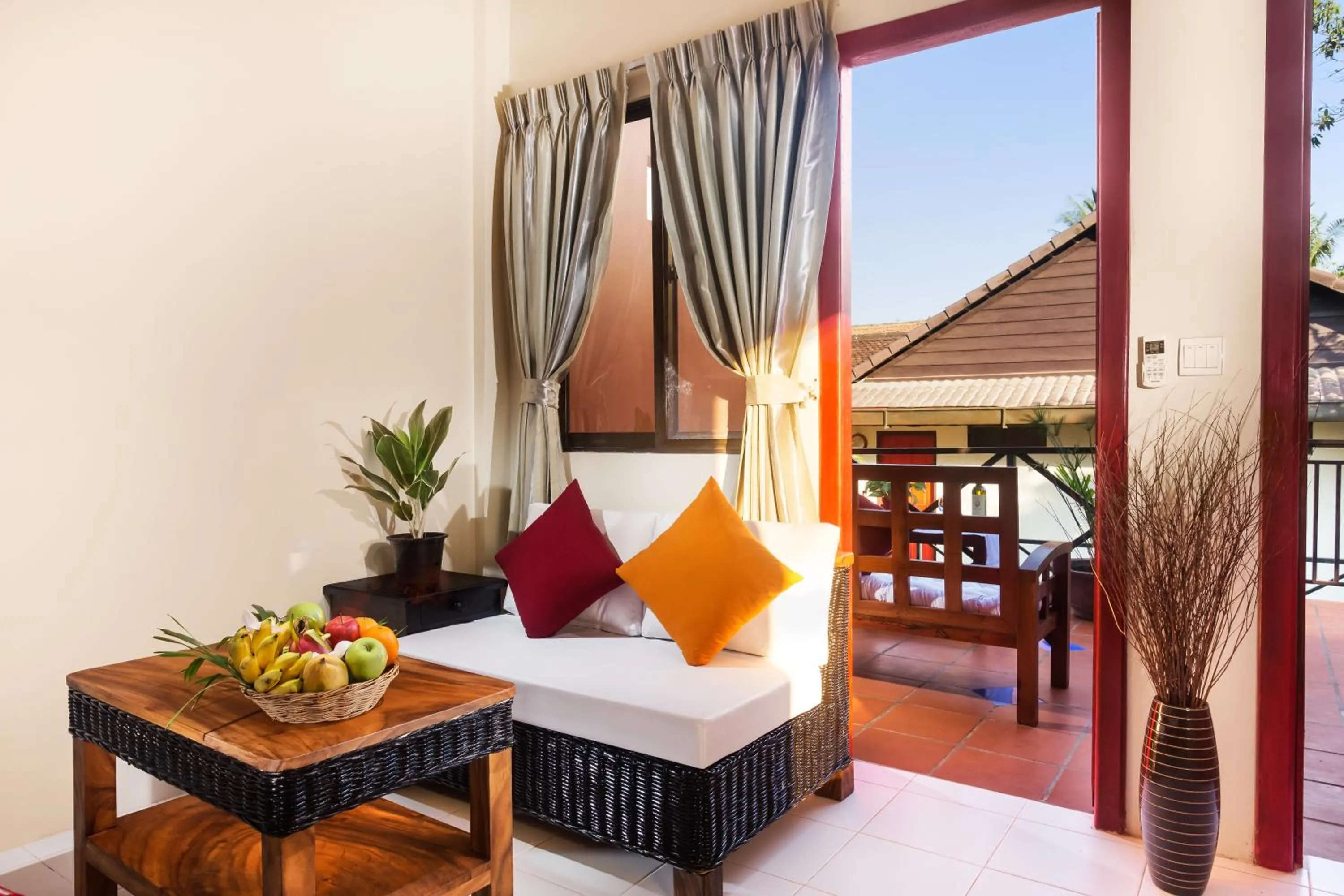 Seating area in The Cockatoo Nature Resort & Spa