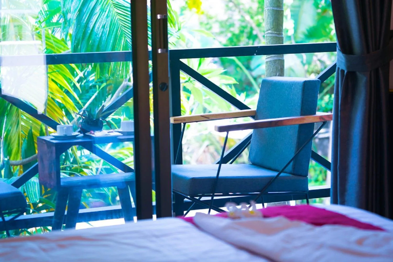 Balcony/Terrace in The Cockatoo Nature Resort & Spa