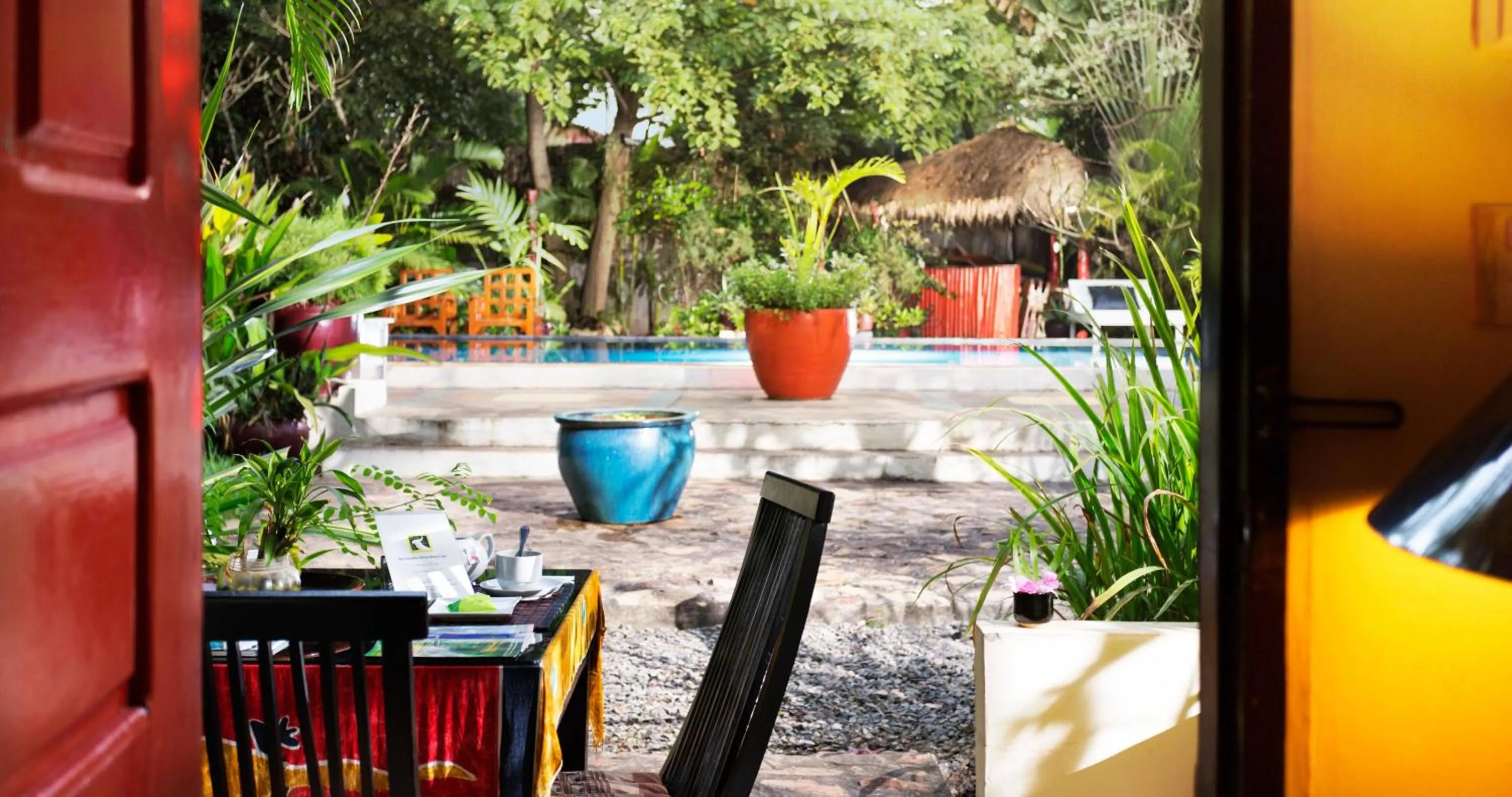Pool view in The Cockatoo Nature Resort & Spa