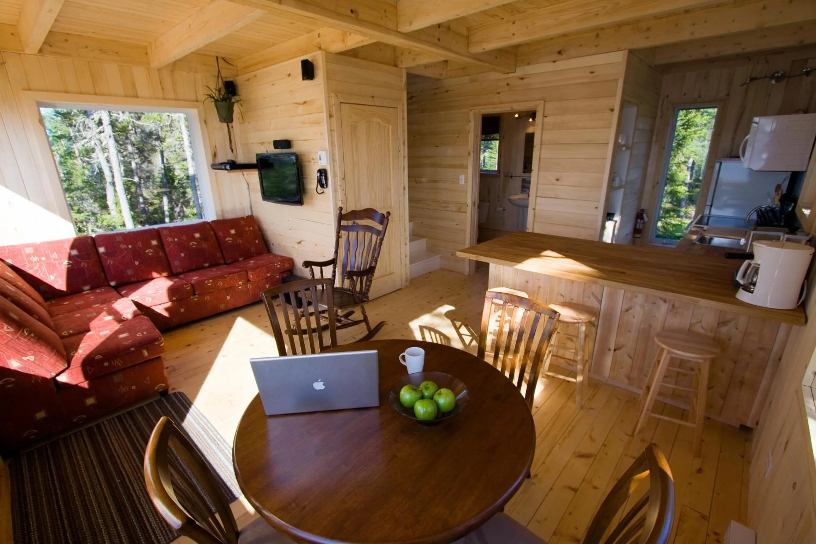 Dining area in Chalets du bout du monde