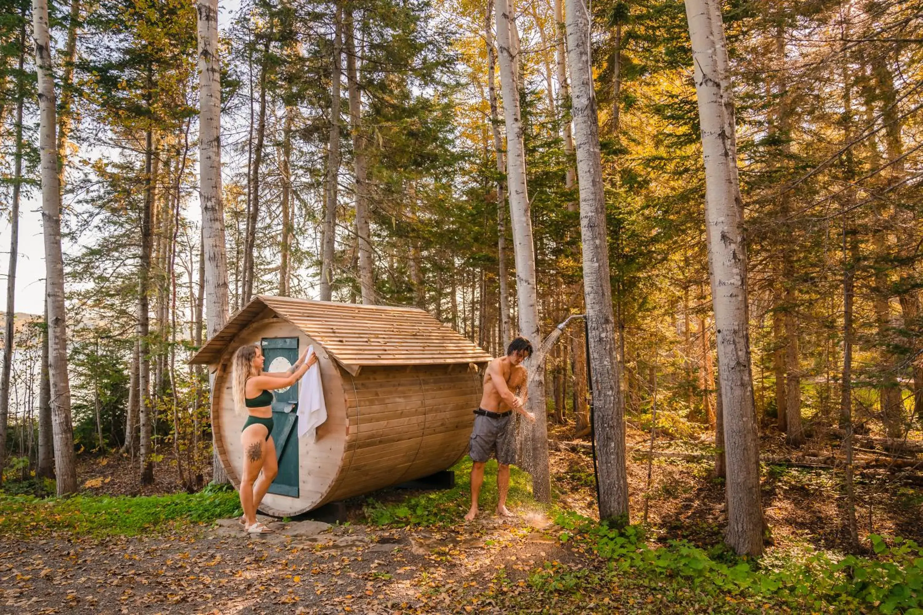 Chalet - Le Wigwam (Sauna) in Chalets du bout du monde Chalet - Le Wigwam (Sauna) in Chalets du bout du monde