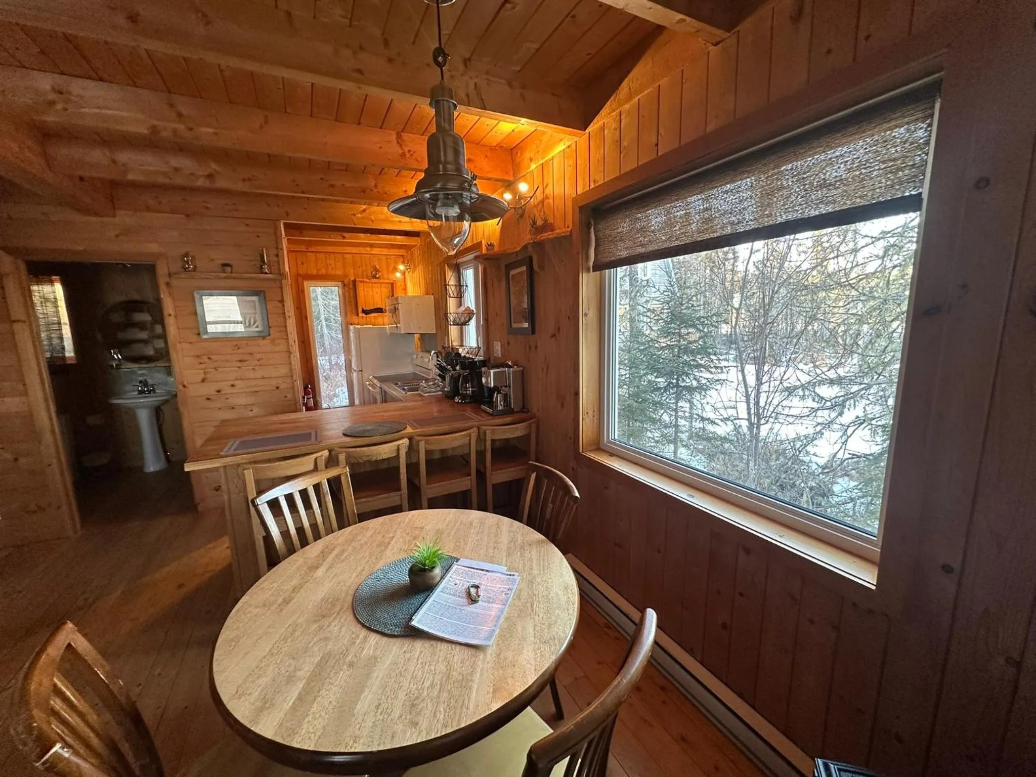 Dining area in Chalets du bout du monde