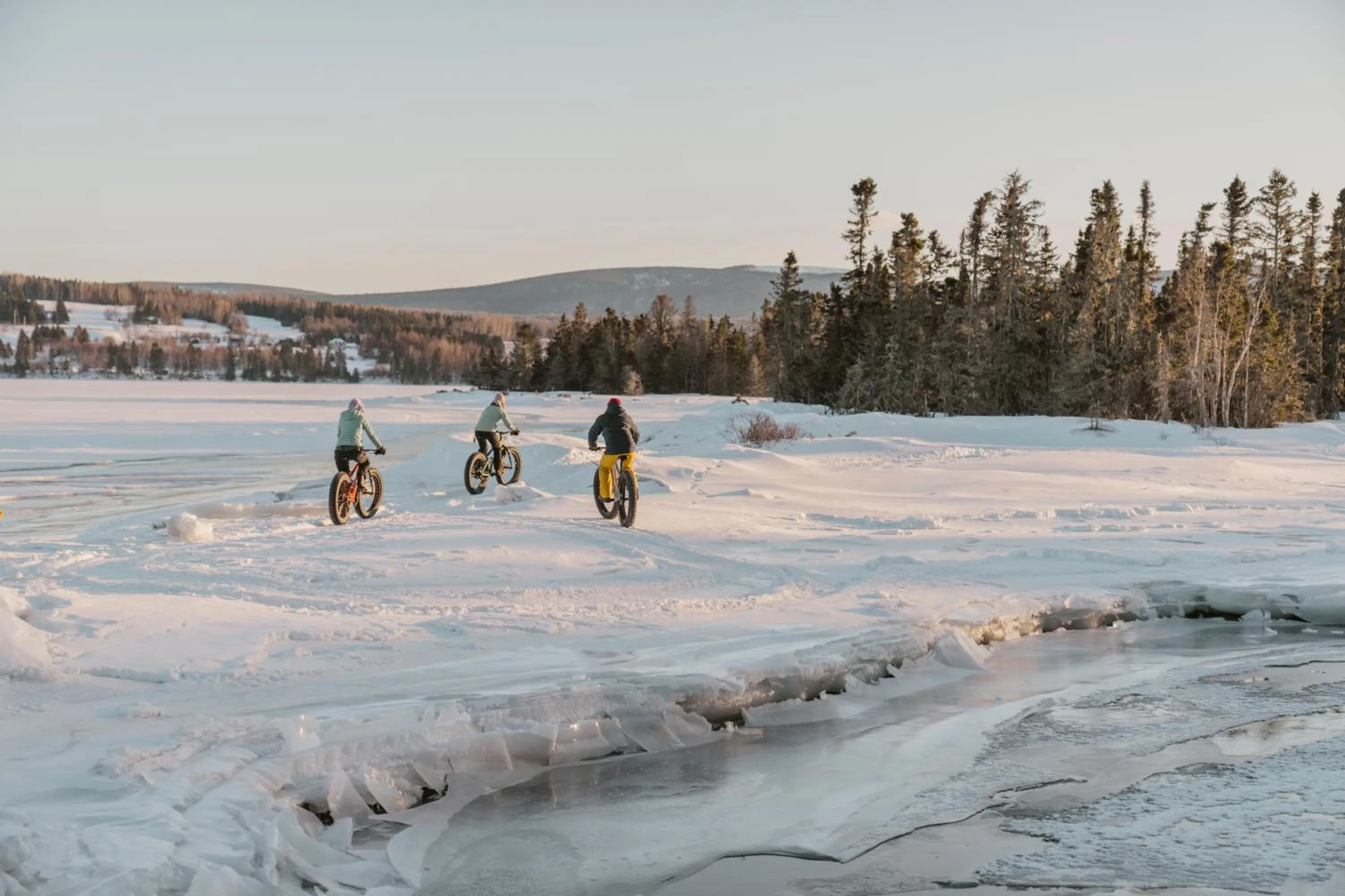 Winter in Chalets du bout du monde
