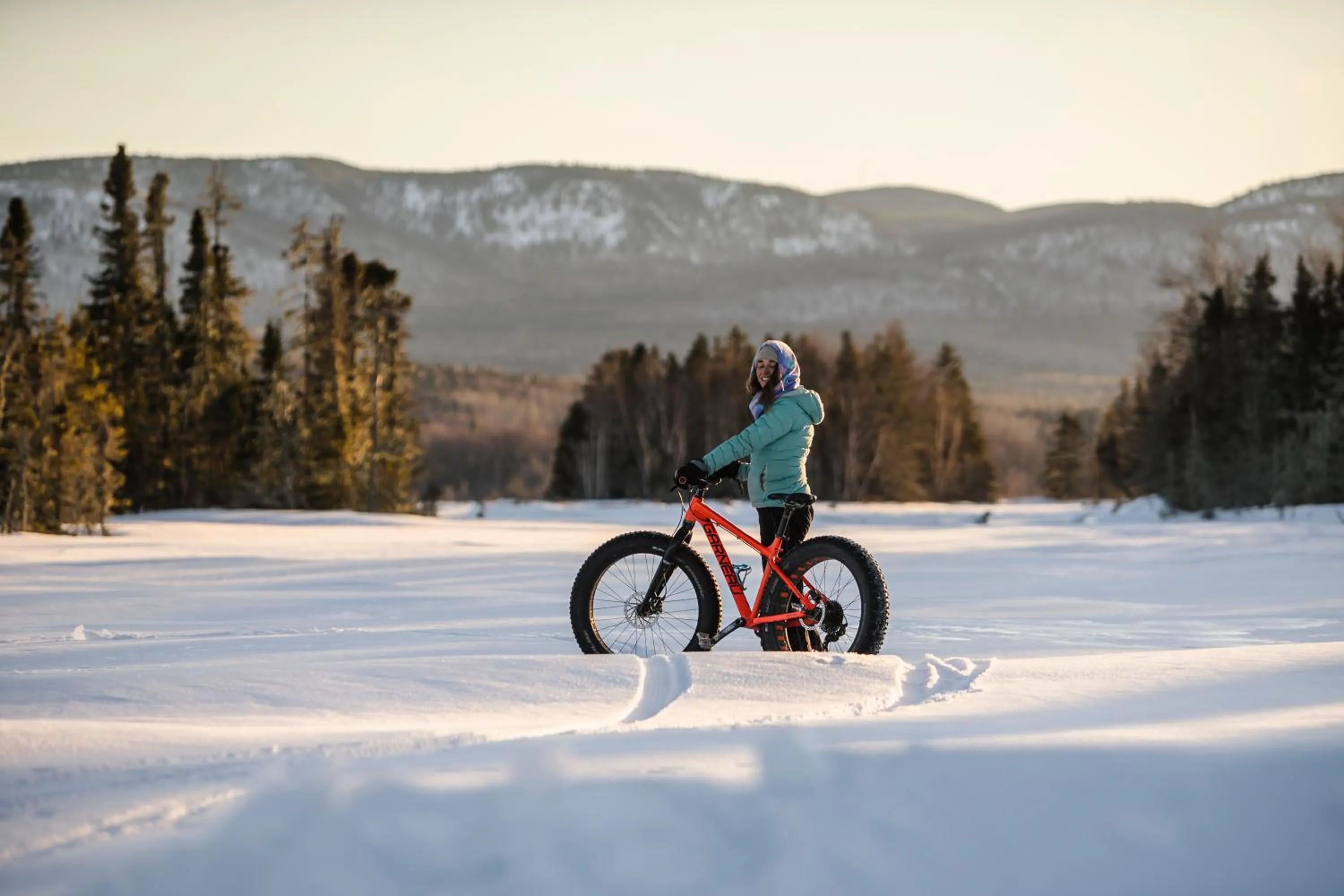 Cycling in Chalets du bout du monde