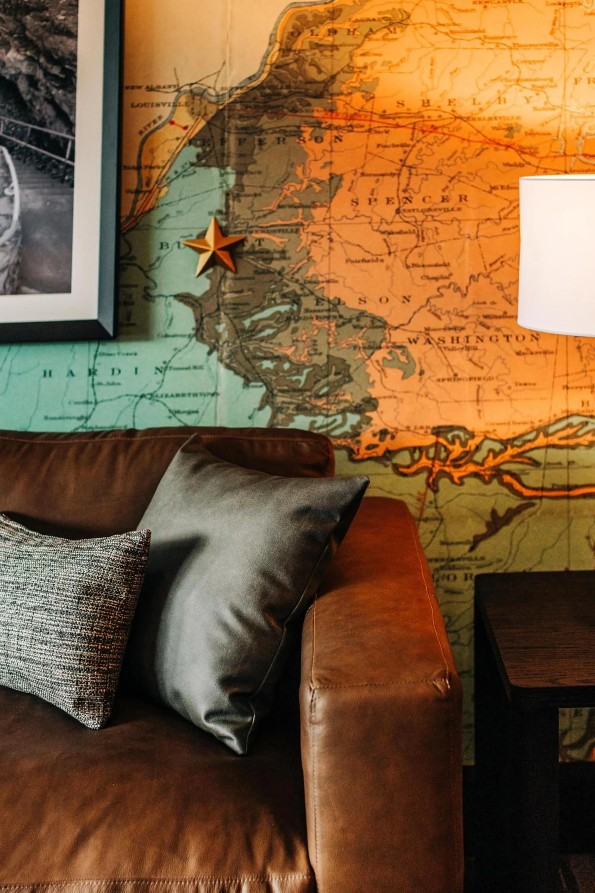 Seating area in The Trail Hotel