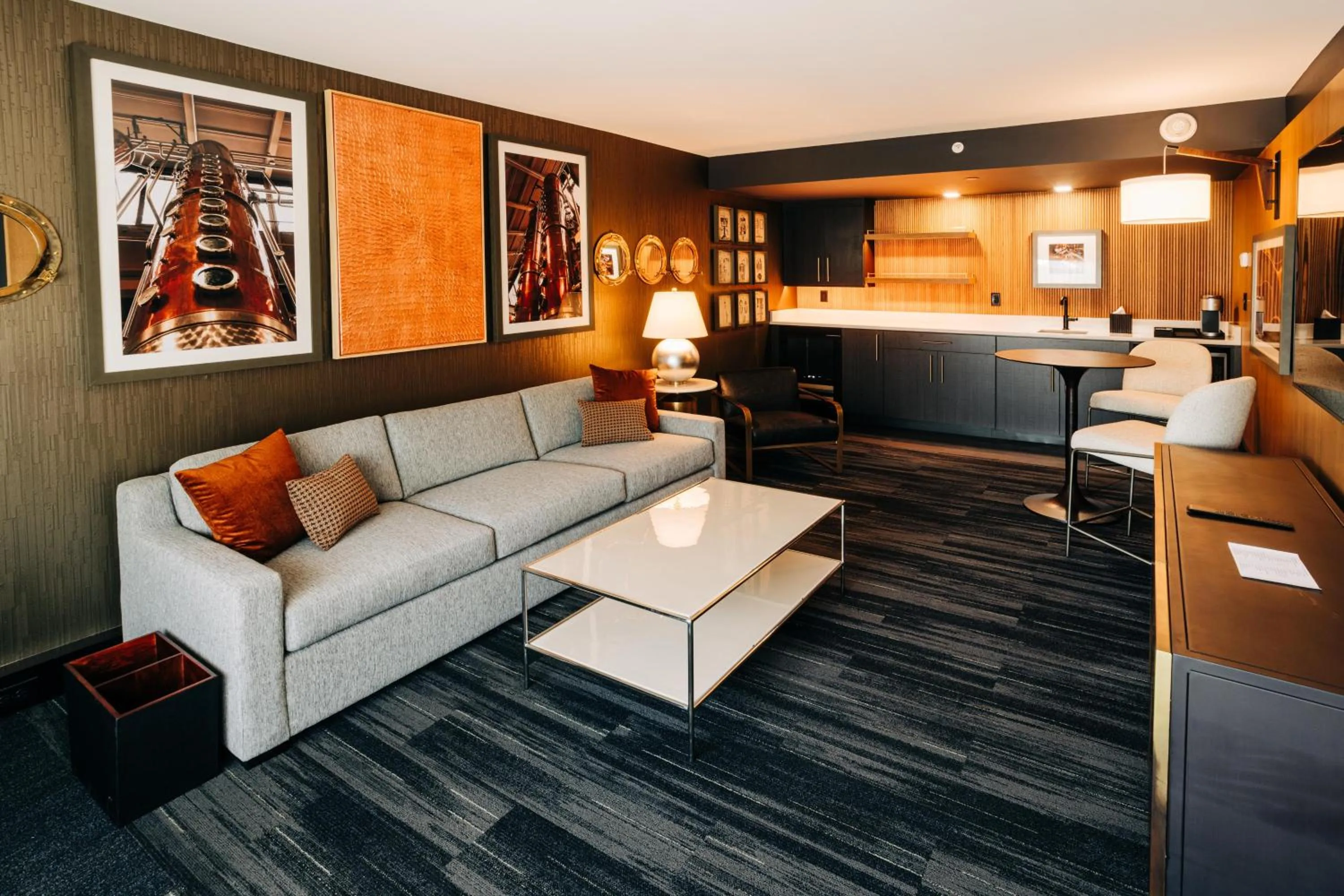 Living room in The Trail Hotel