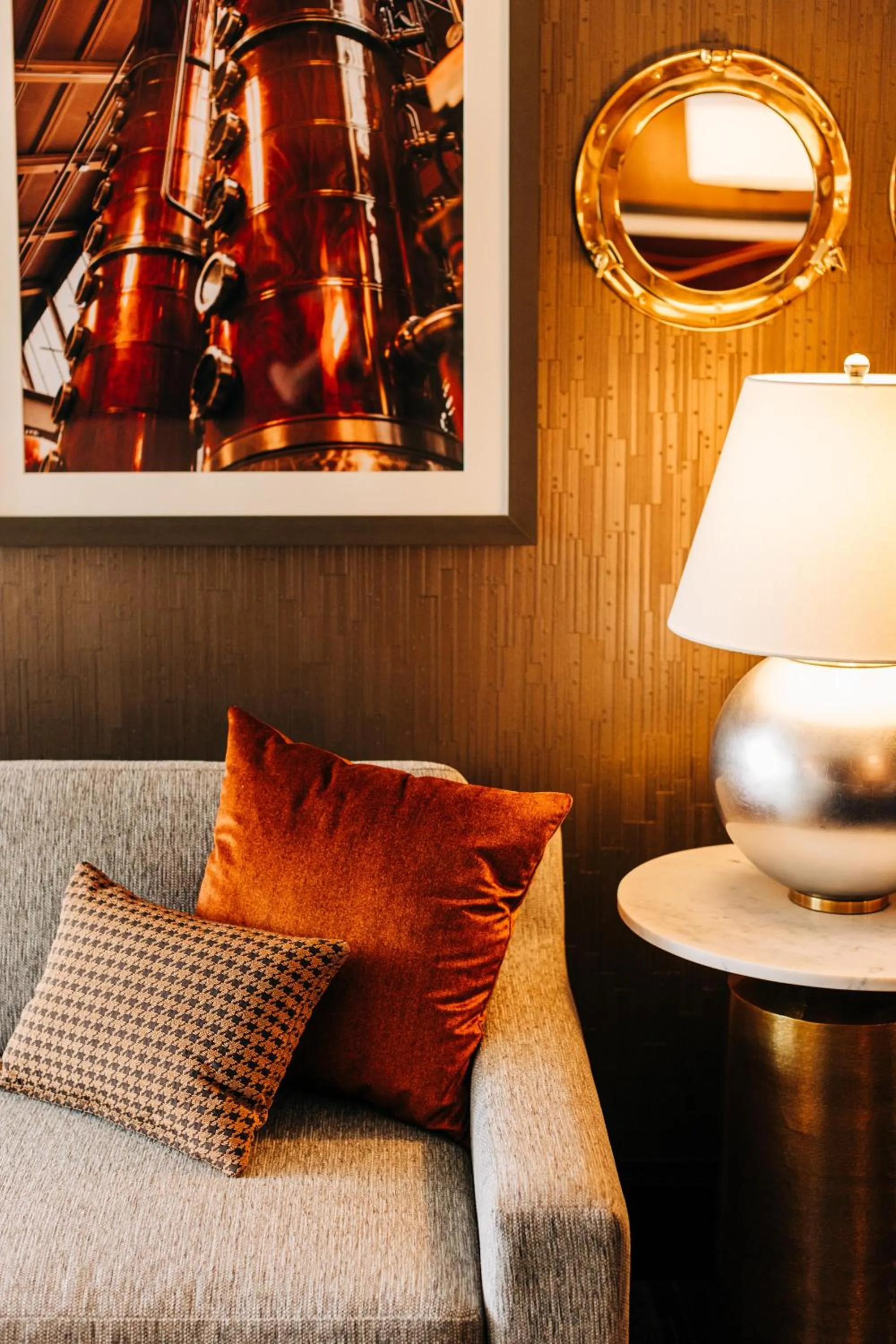 Seating area in The Trail Hotel