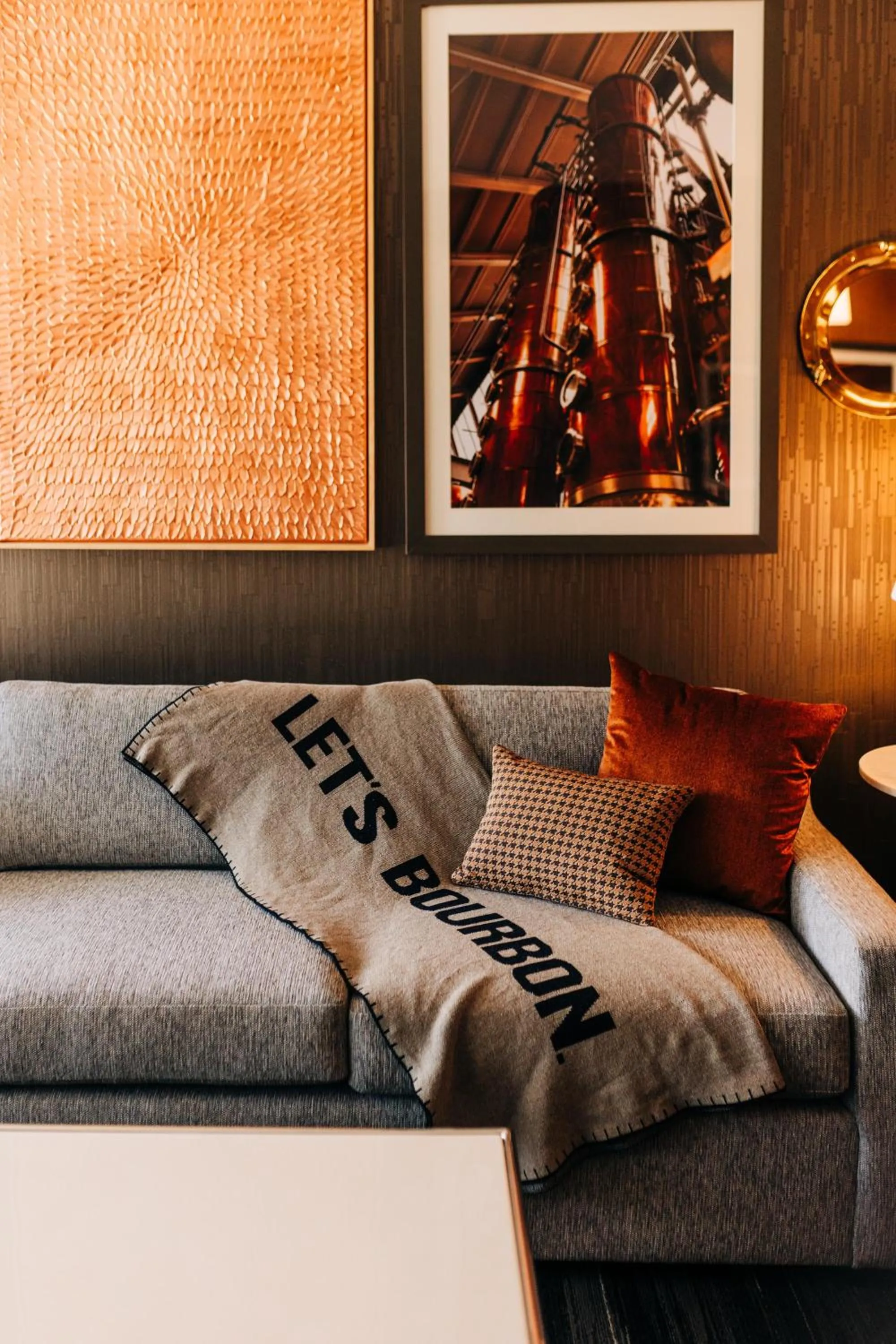 Seating area in The Trail Hotel