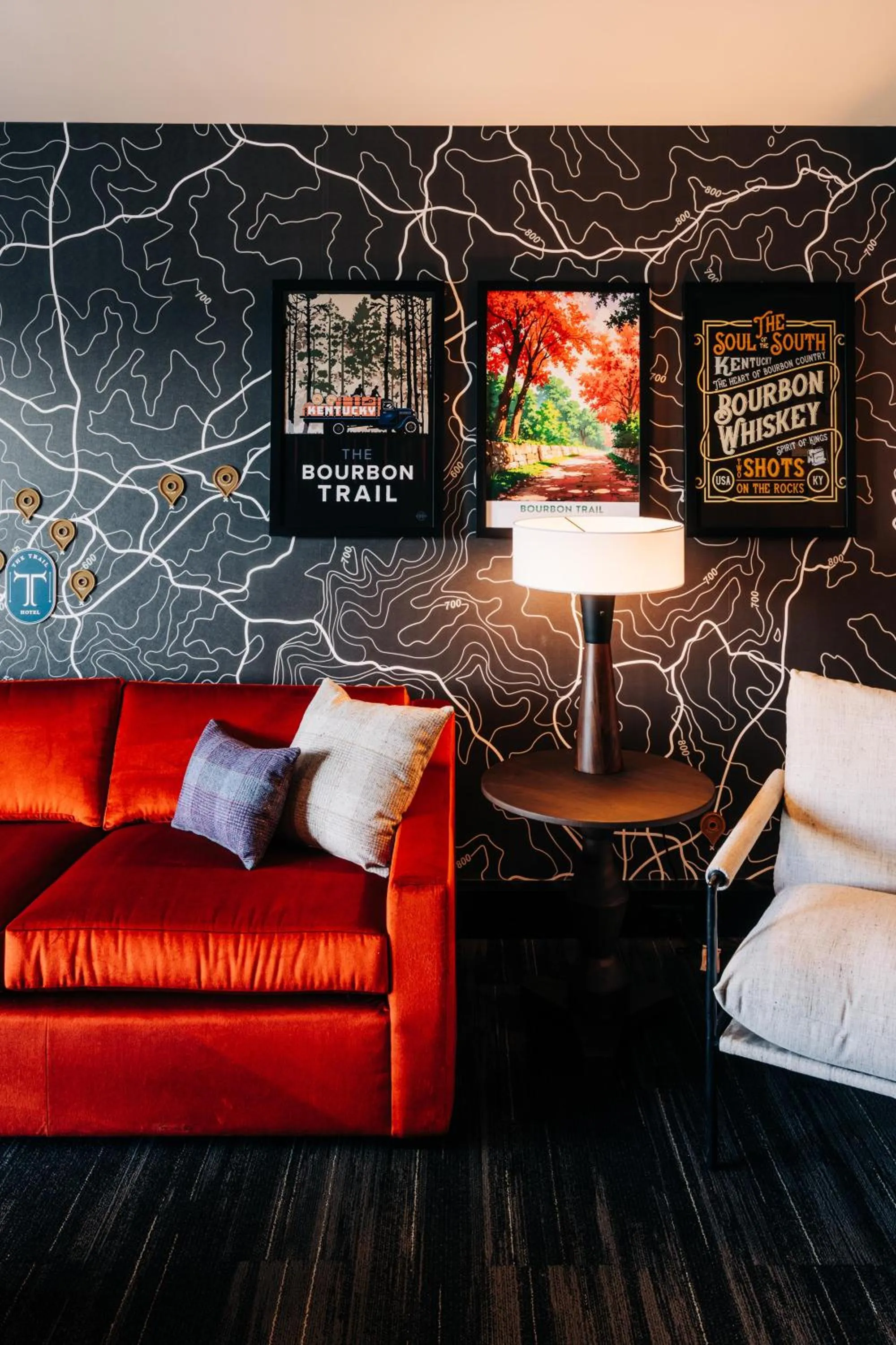 Living room in The Trail Hotel