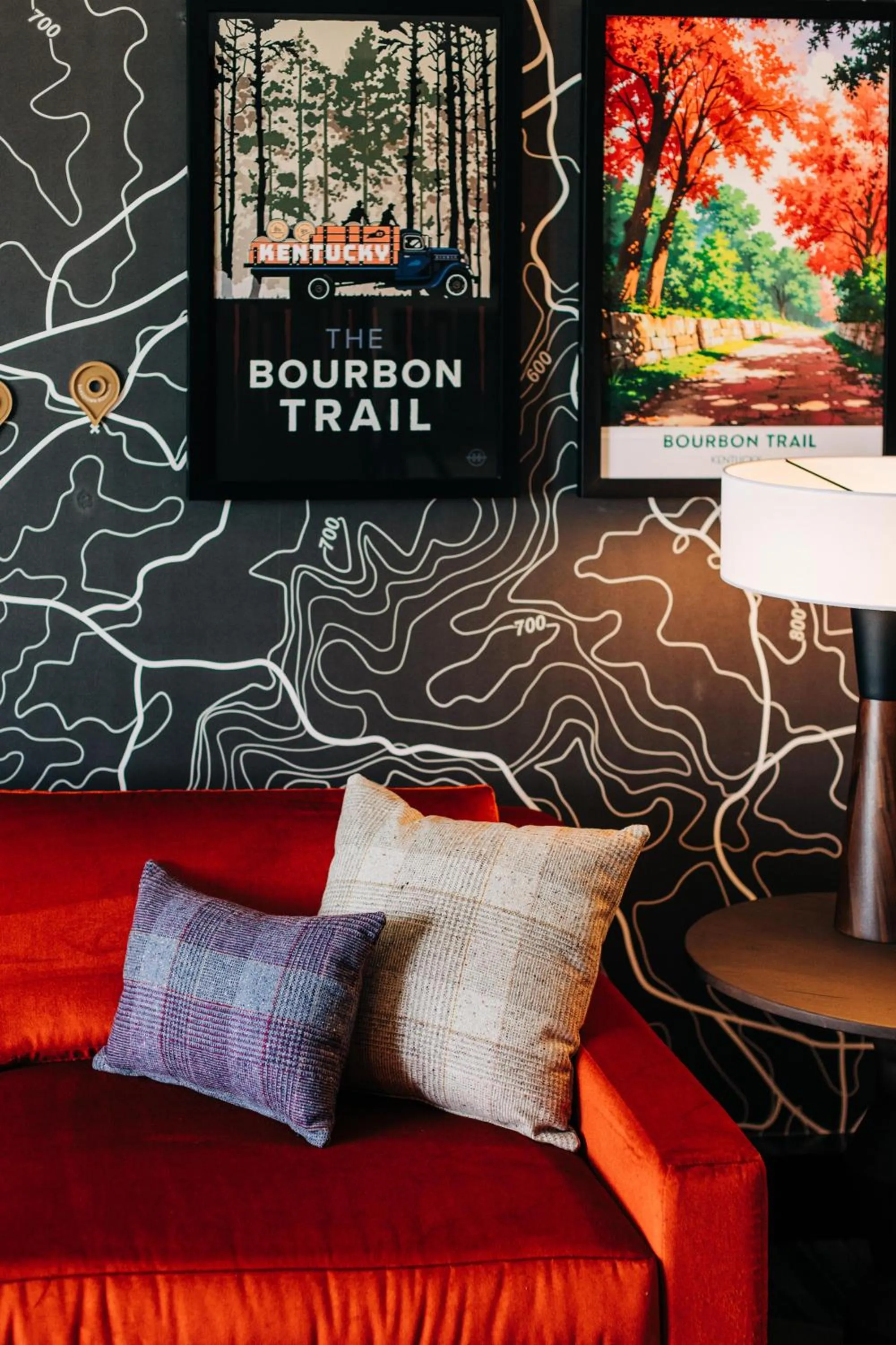 Living room in The Trail Hotel