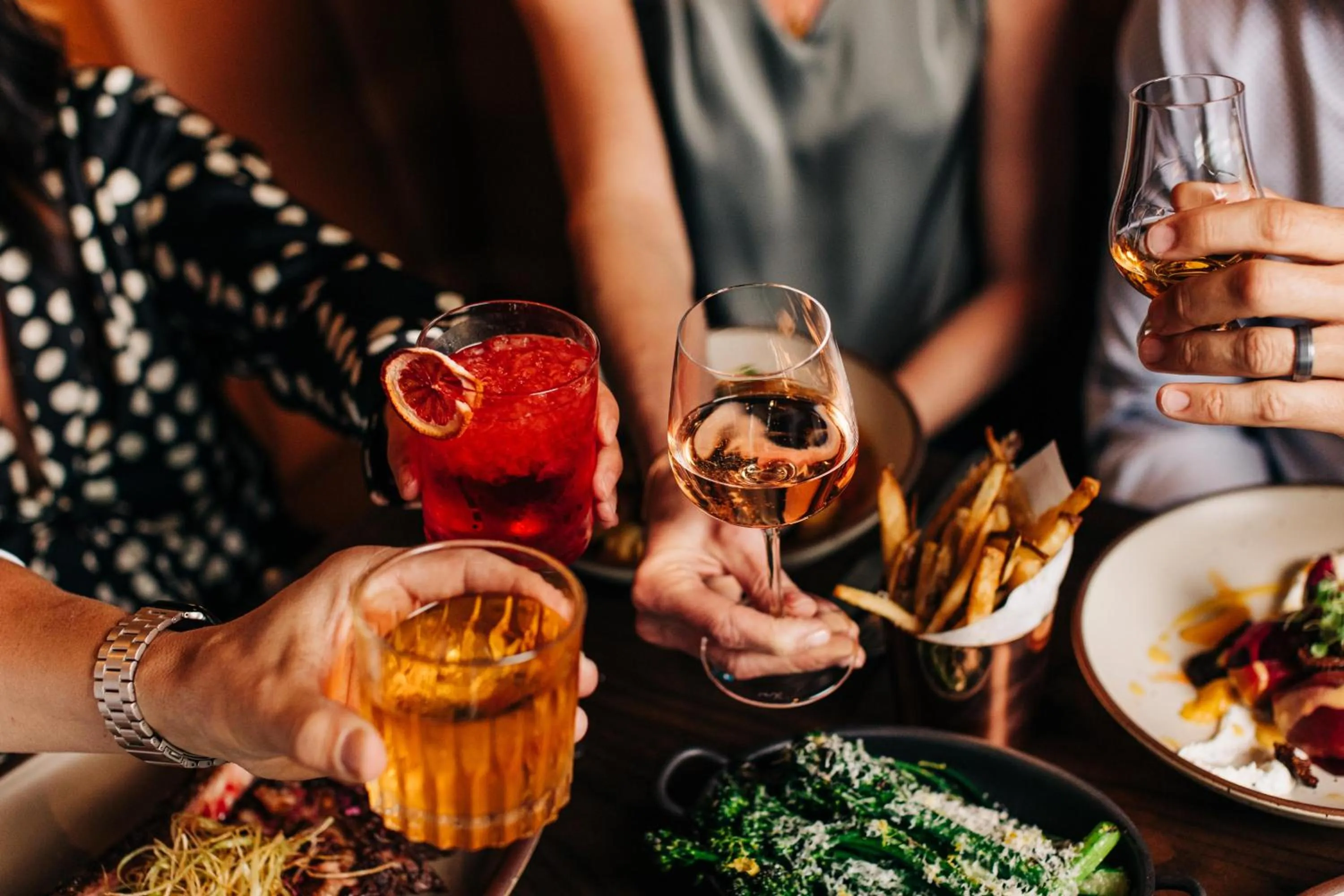 Alcoholic drinks in The Trail Hotel