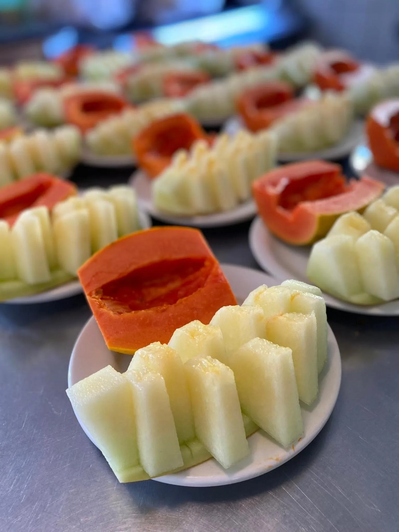 Continental breakfast in Pousada Colibri