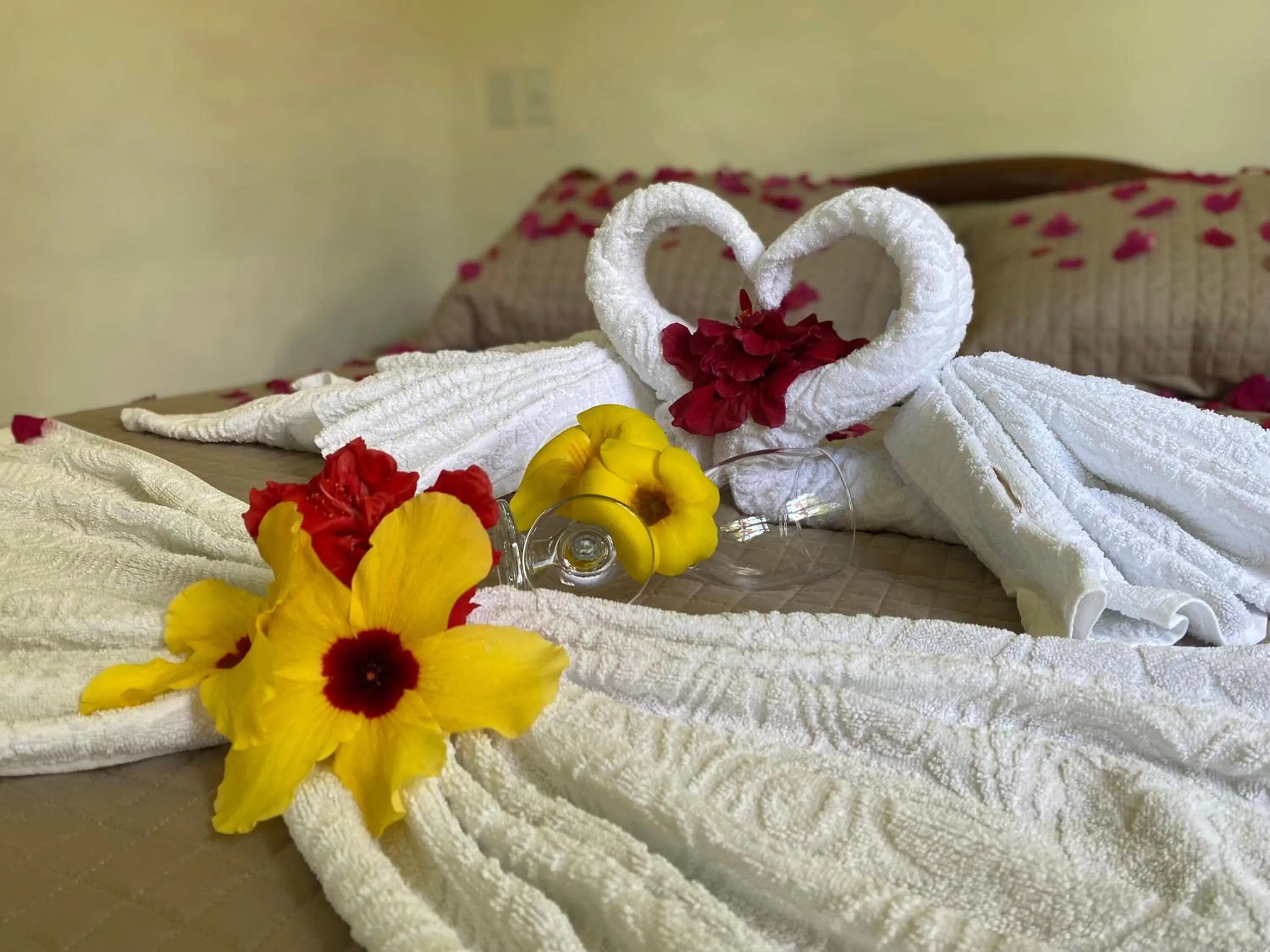 Decorative detail, Bed in Pousada Colibri