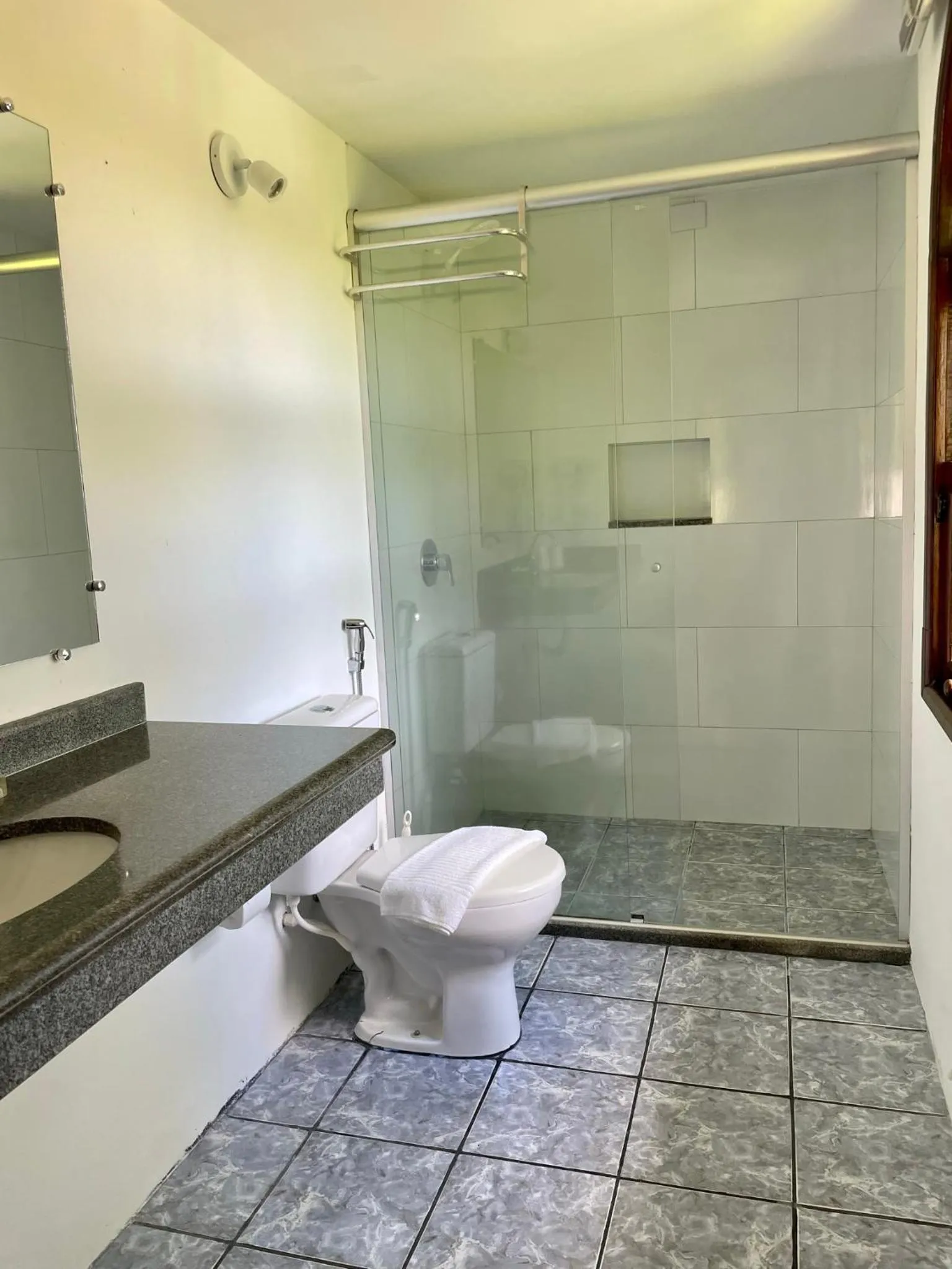 Shower in Pousada Colibri