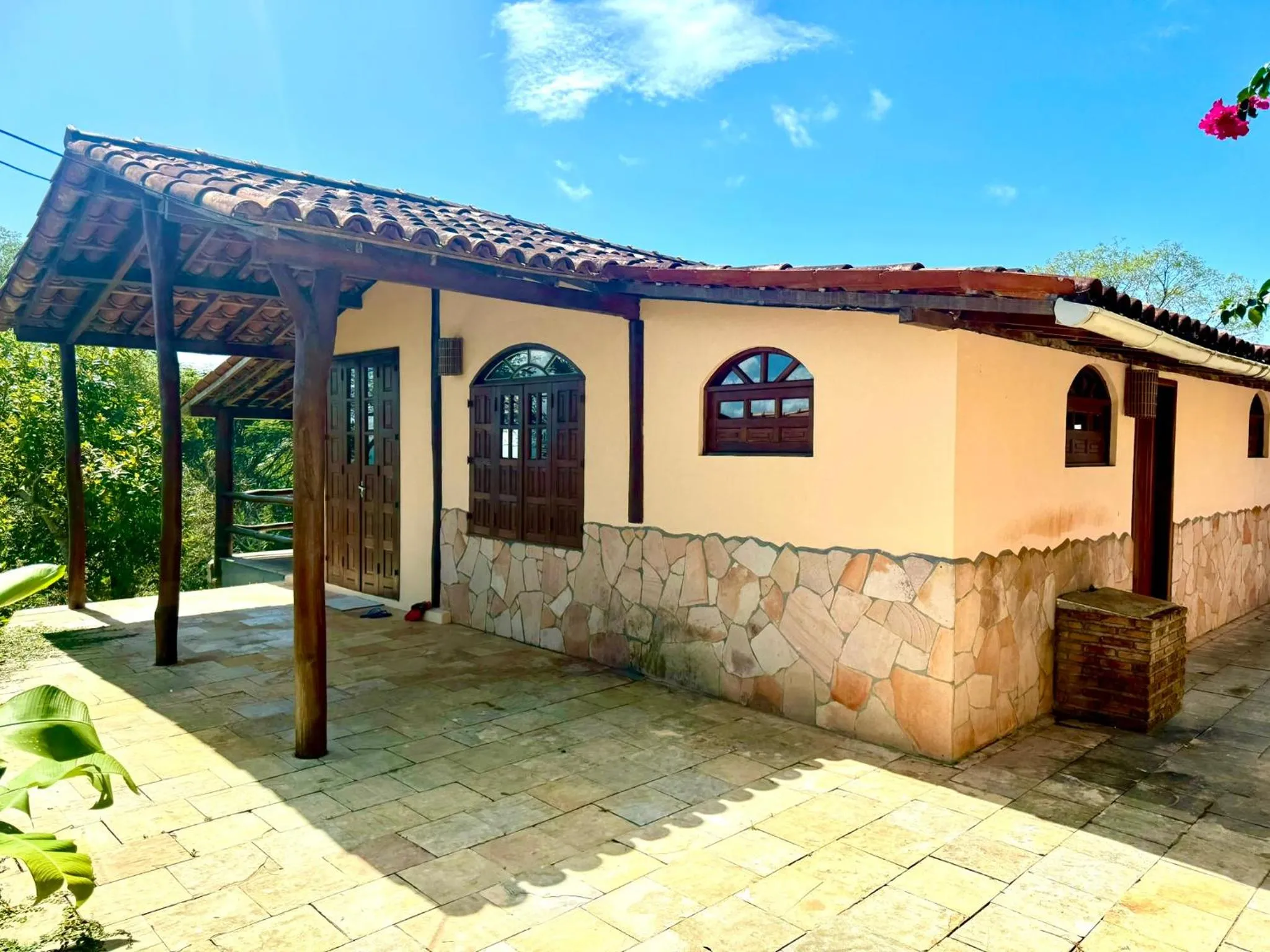 Patio in Pousada Colibri