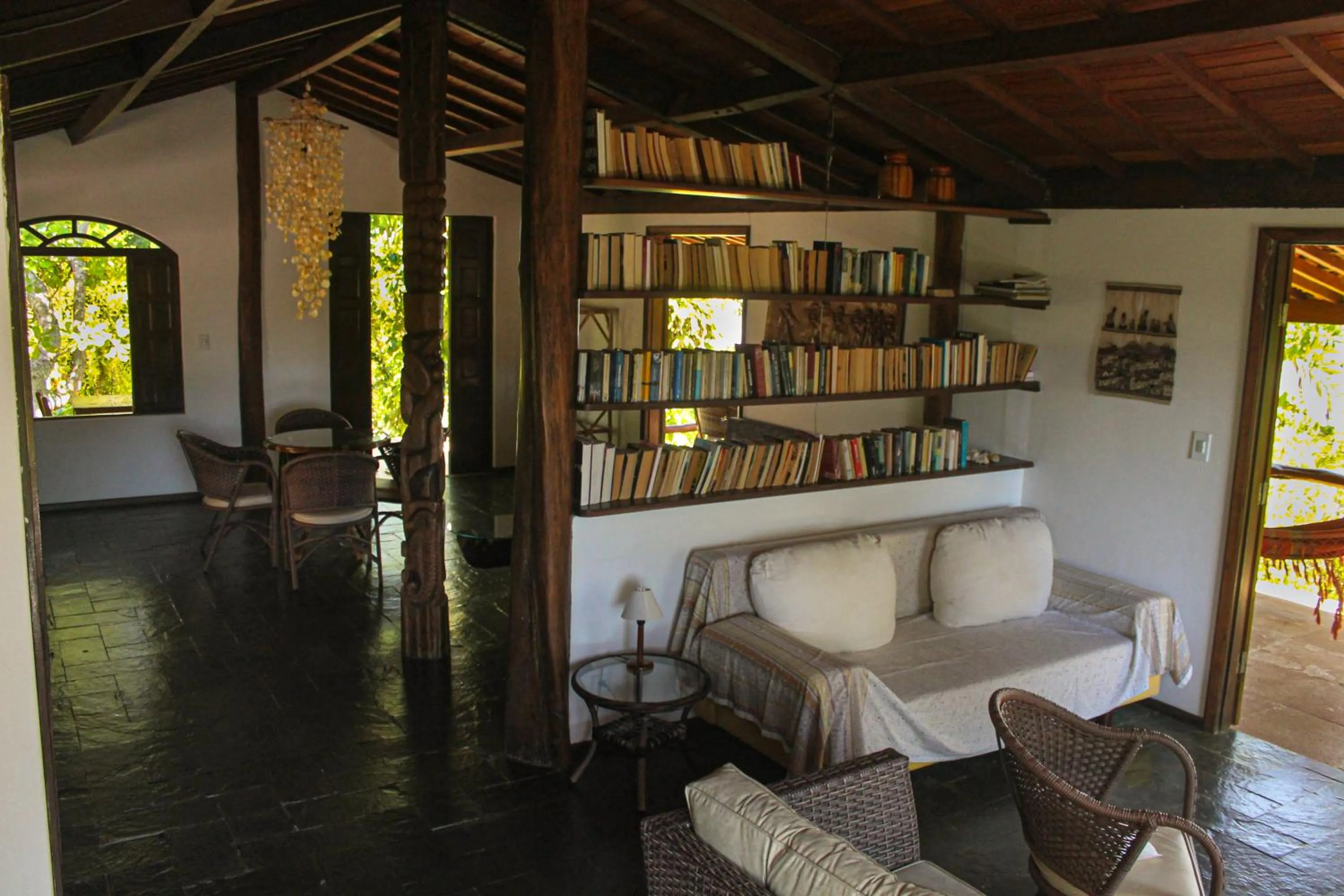 Living room in Pousada Colibri