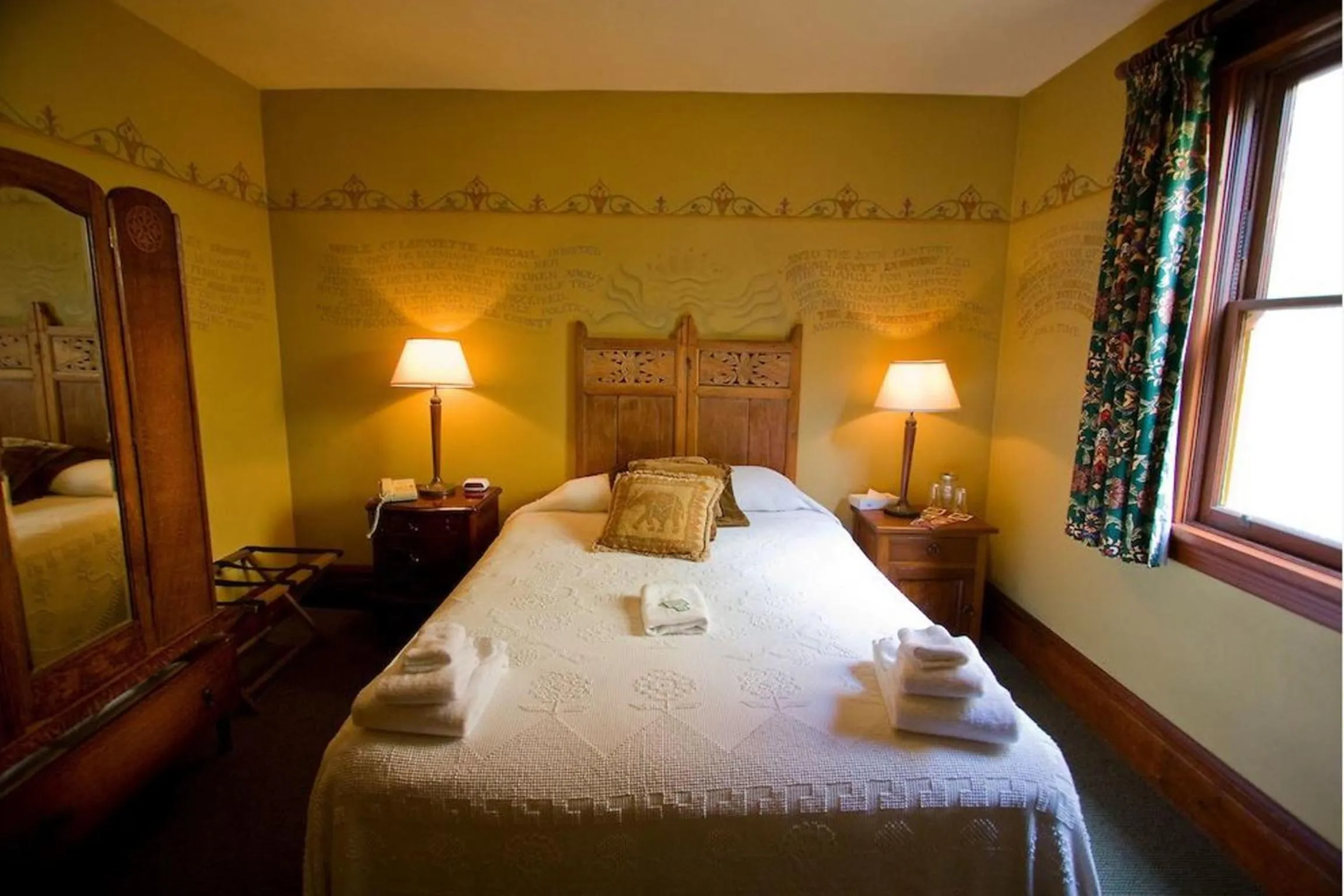 Bed in McMenamins Hotel Oregon