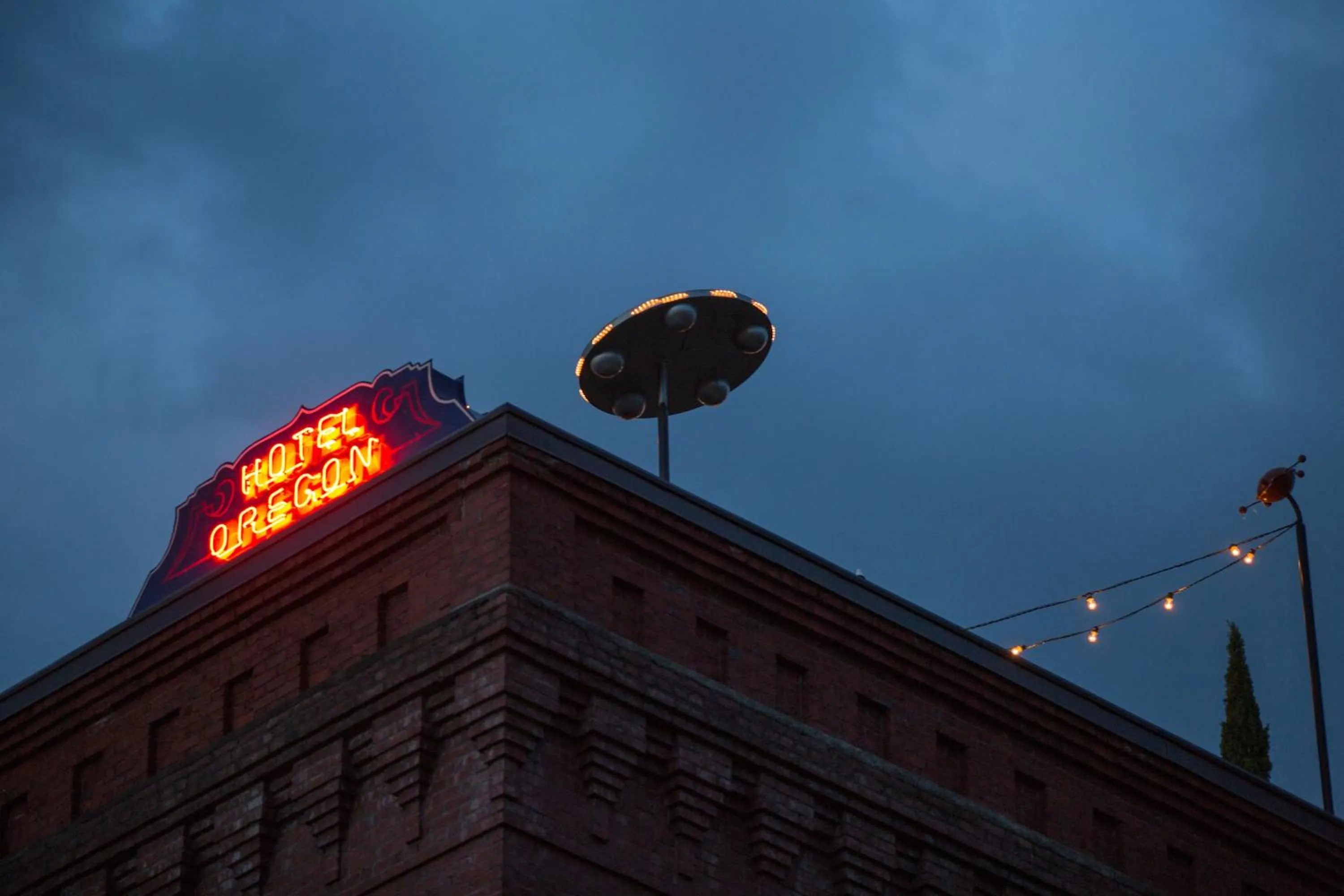Property building in McMenamins Hotel Oregon