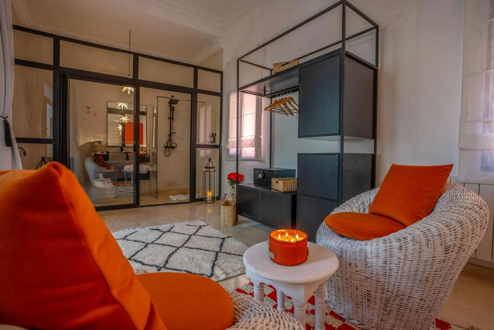 Seating area in Maison H Kasbah