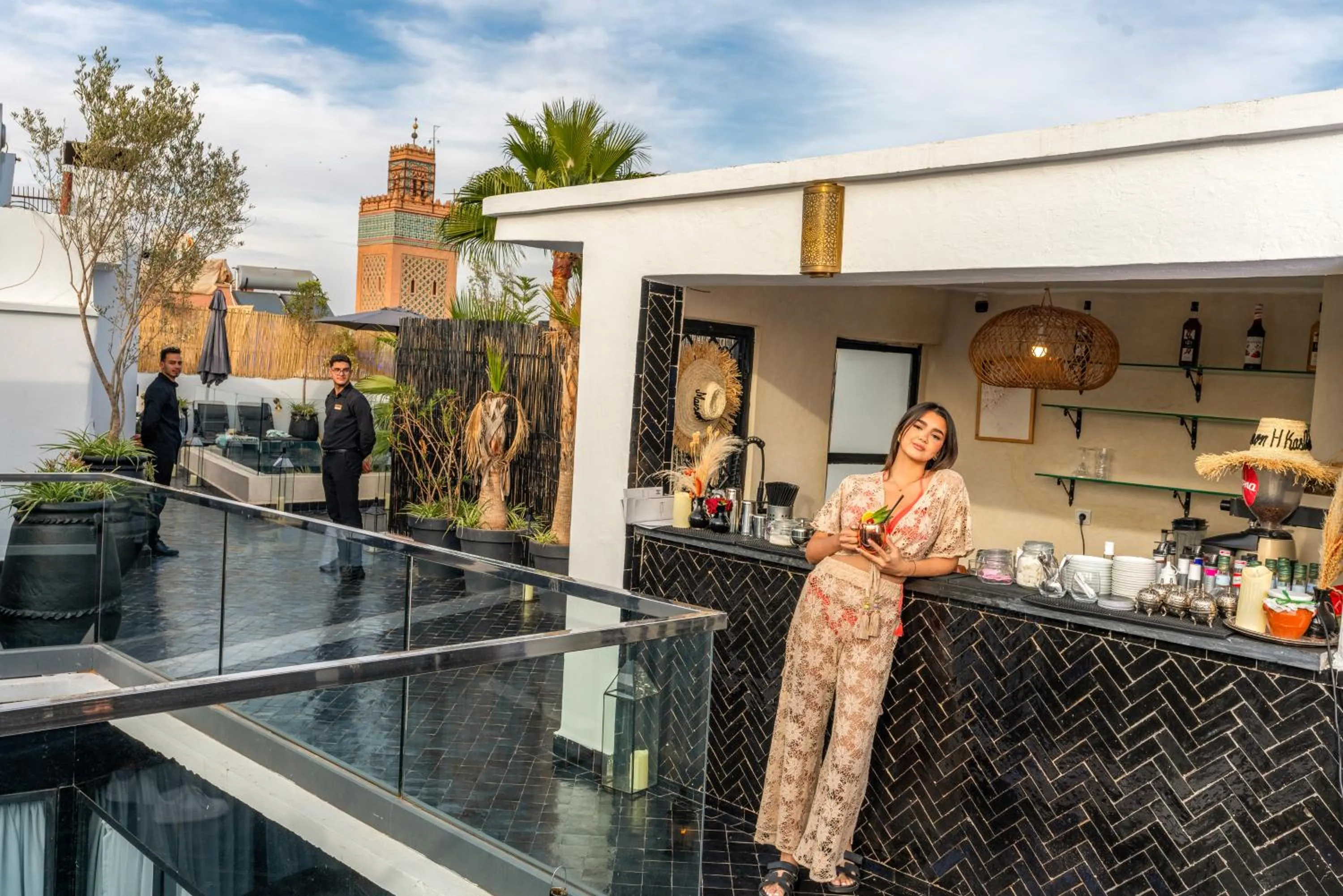 Lounge or bar in Maison H Kasbah